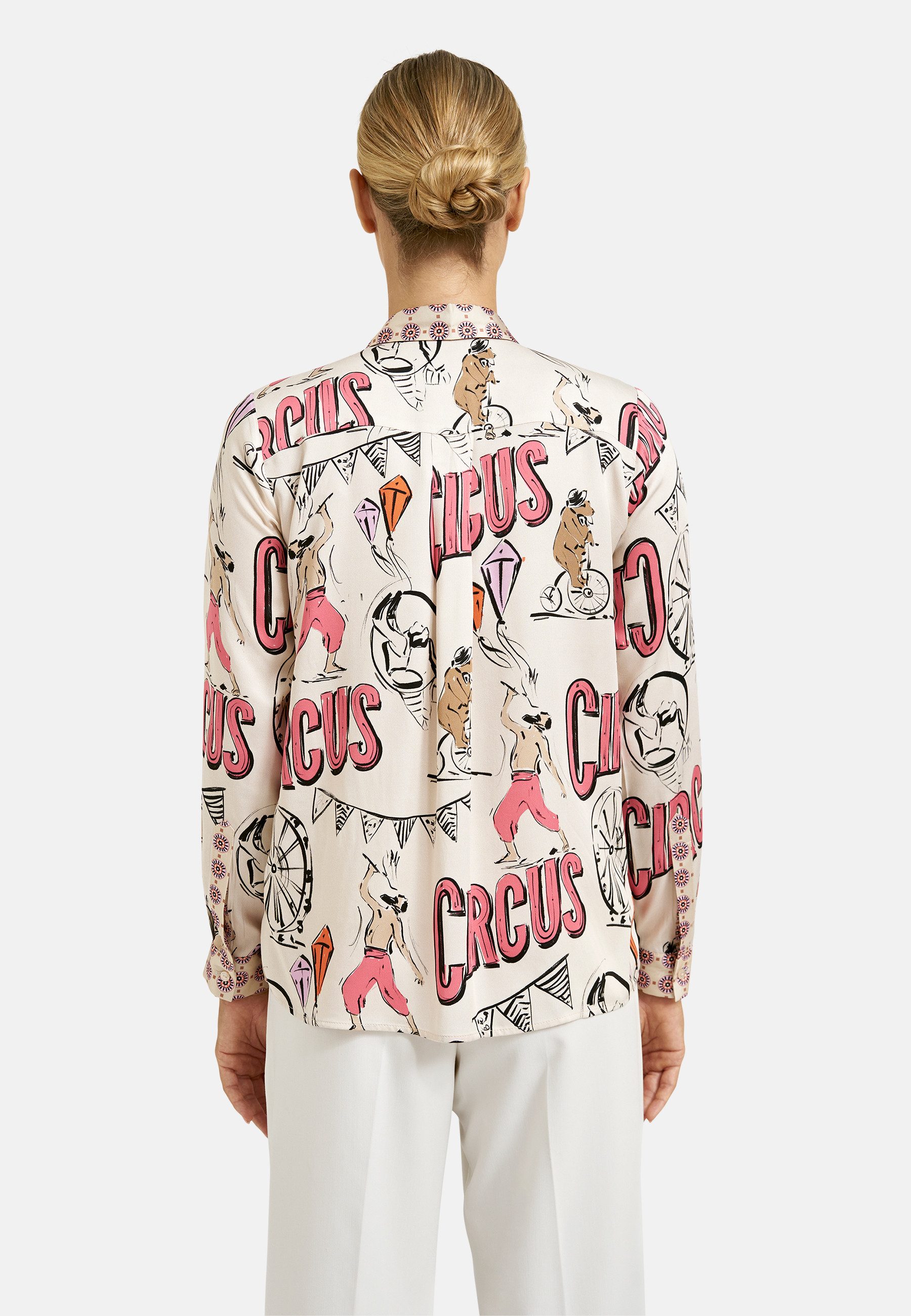 Milano Italy Langarmbluse mit All Over Print