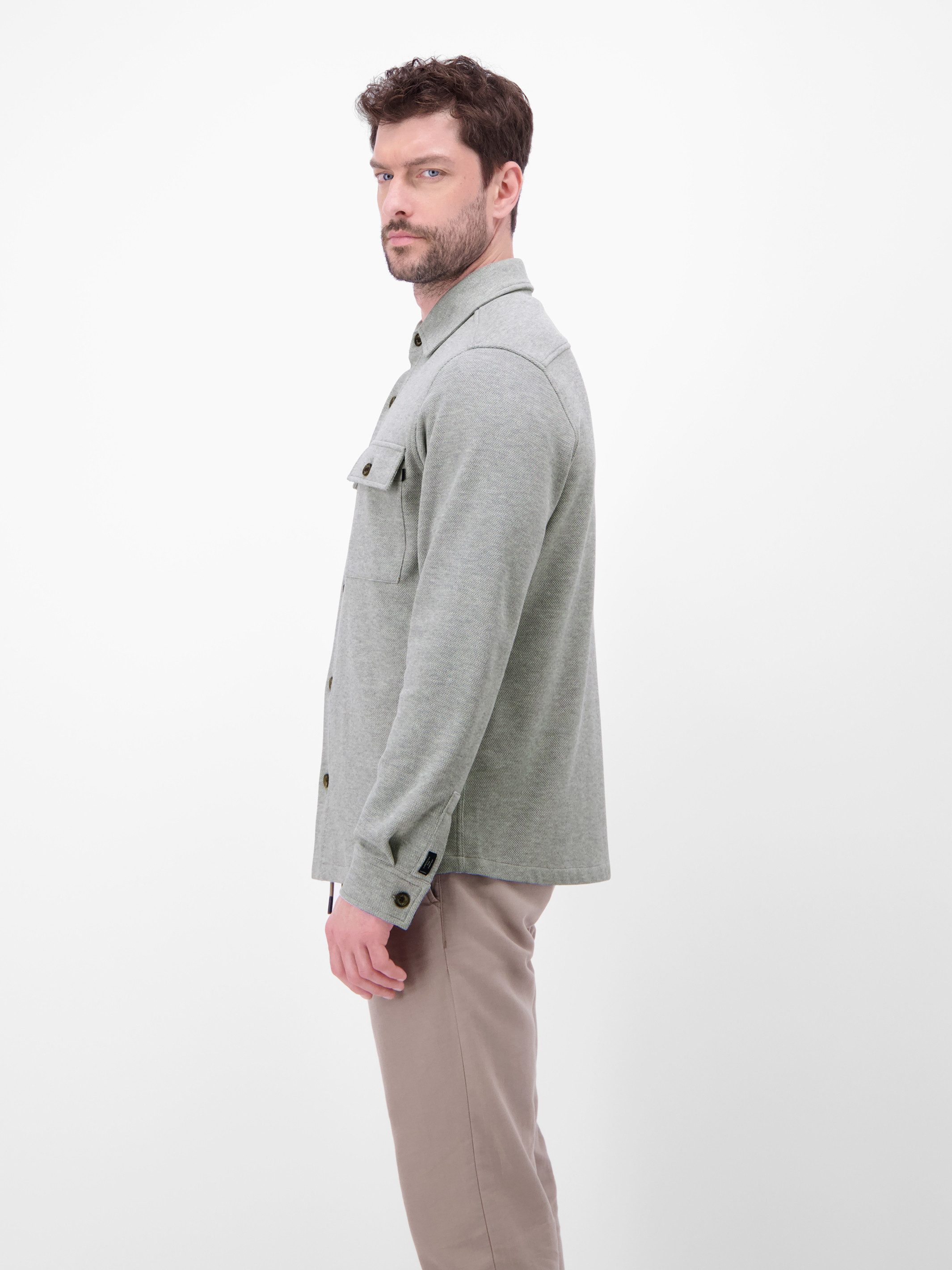 LERROS Hemdjacke Hemdjacke in Piqué-Qualität