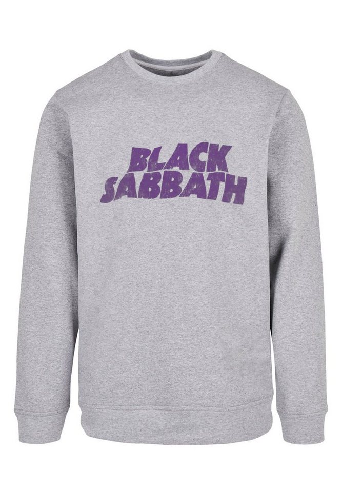 F4NT4STIC Kapuzenpullover Black Sabbath Heavy Metal Band Wavy Print,  Offiziell lizenziertes Black Sabbath Sweatshirt