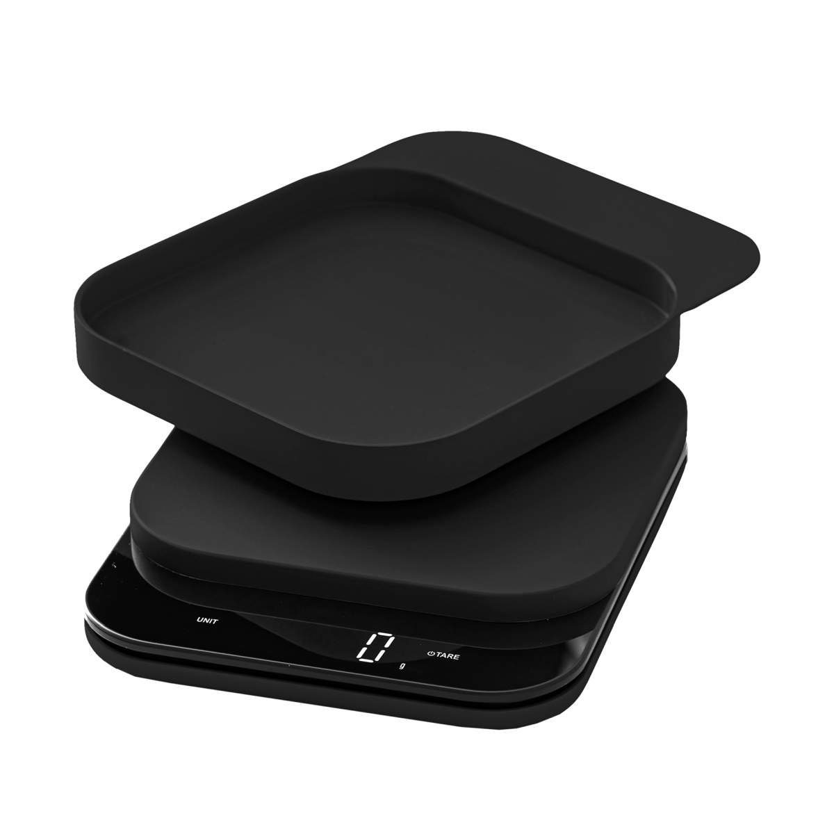 ROSTI Küchenwaage "Mensura" digital mit Schüssel, mit LED Anzeige bis 10kg, mit kleiner Schale 300ml