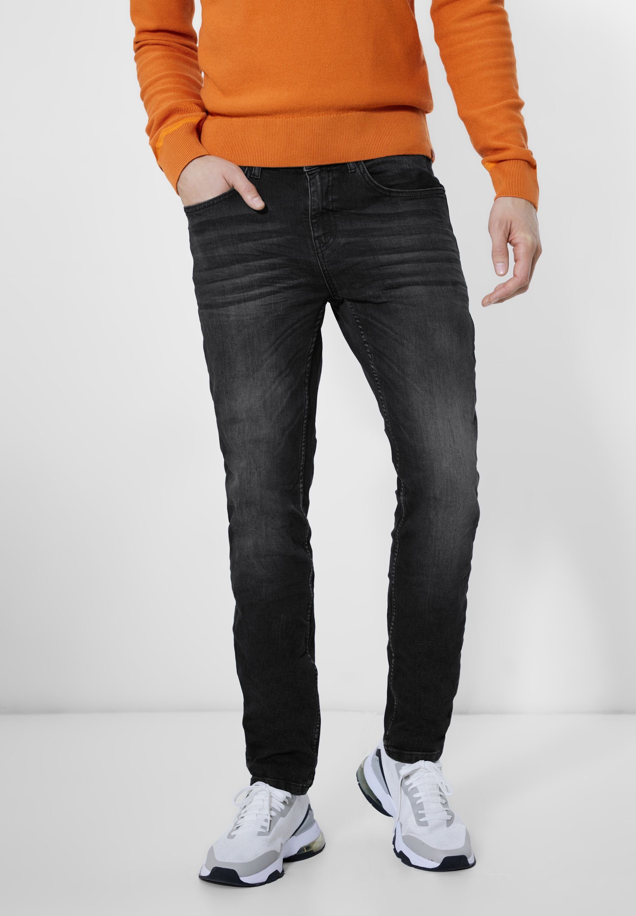 STREET ONE MEN Loose-fit-Jeans 5-Pocket-Style