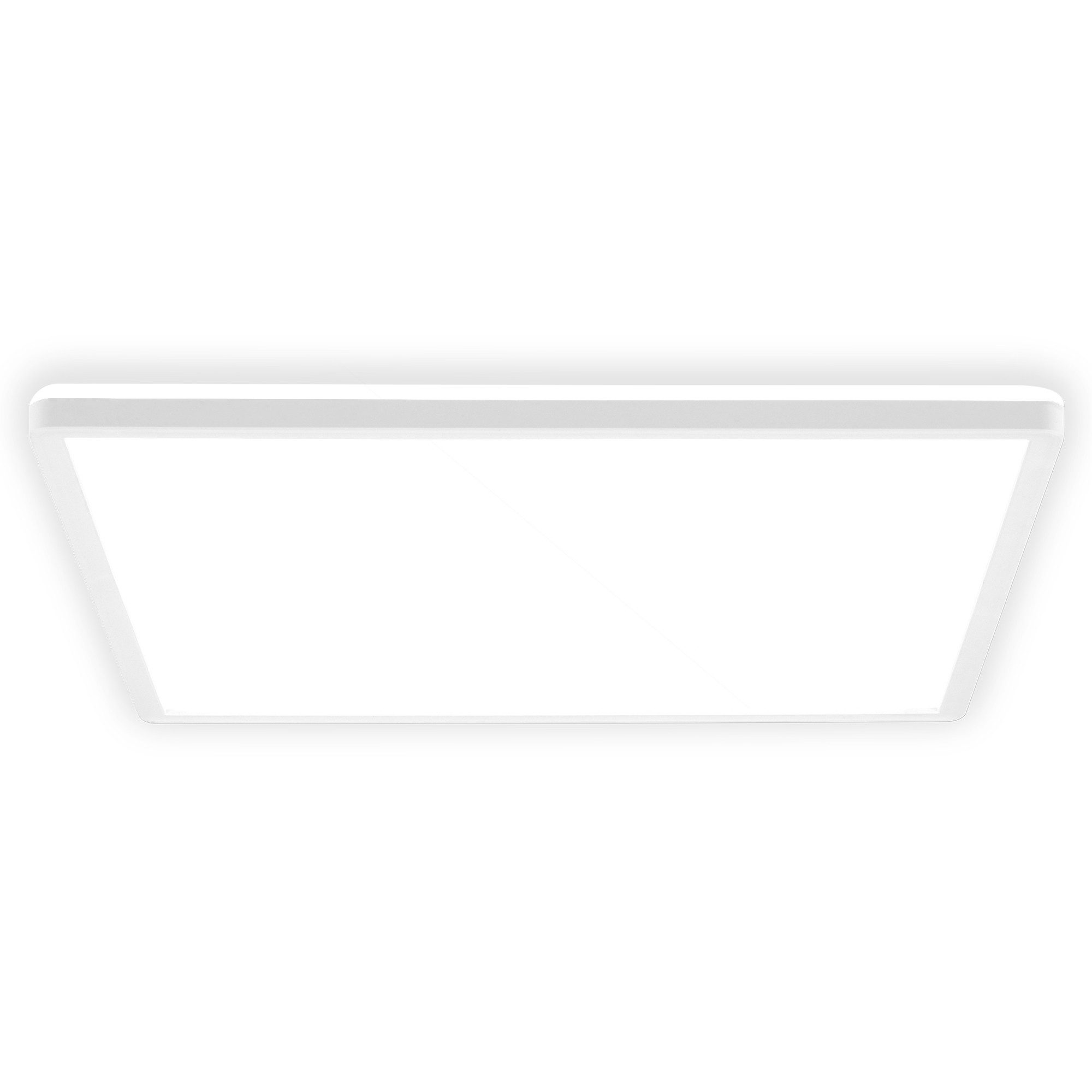 B.K.Licht LED Deckenleuchte Panel Flach 30mm Backlight Effekt LED Deckenlampe Wohnzimmer, LED fest integriert, 4000K - Neutralweiß, versch. Größen & Farben, Badezimmer, Küche, Wohnzimmer, Kinderzimmer