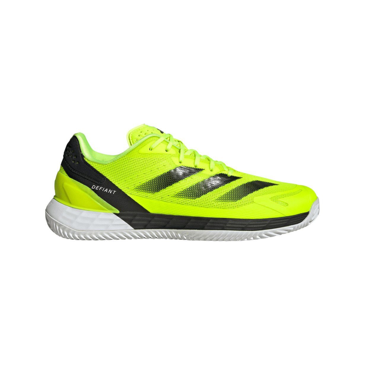 adidas Performance Defiant Speed 2 Clay/Sandplatz limegelb/schwarz/weiss Herren Tennisschuh – Bild 2 von 5