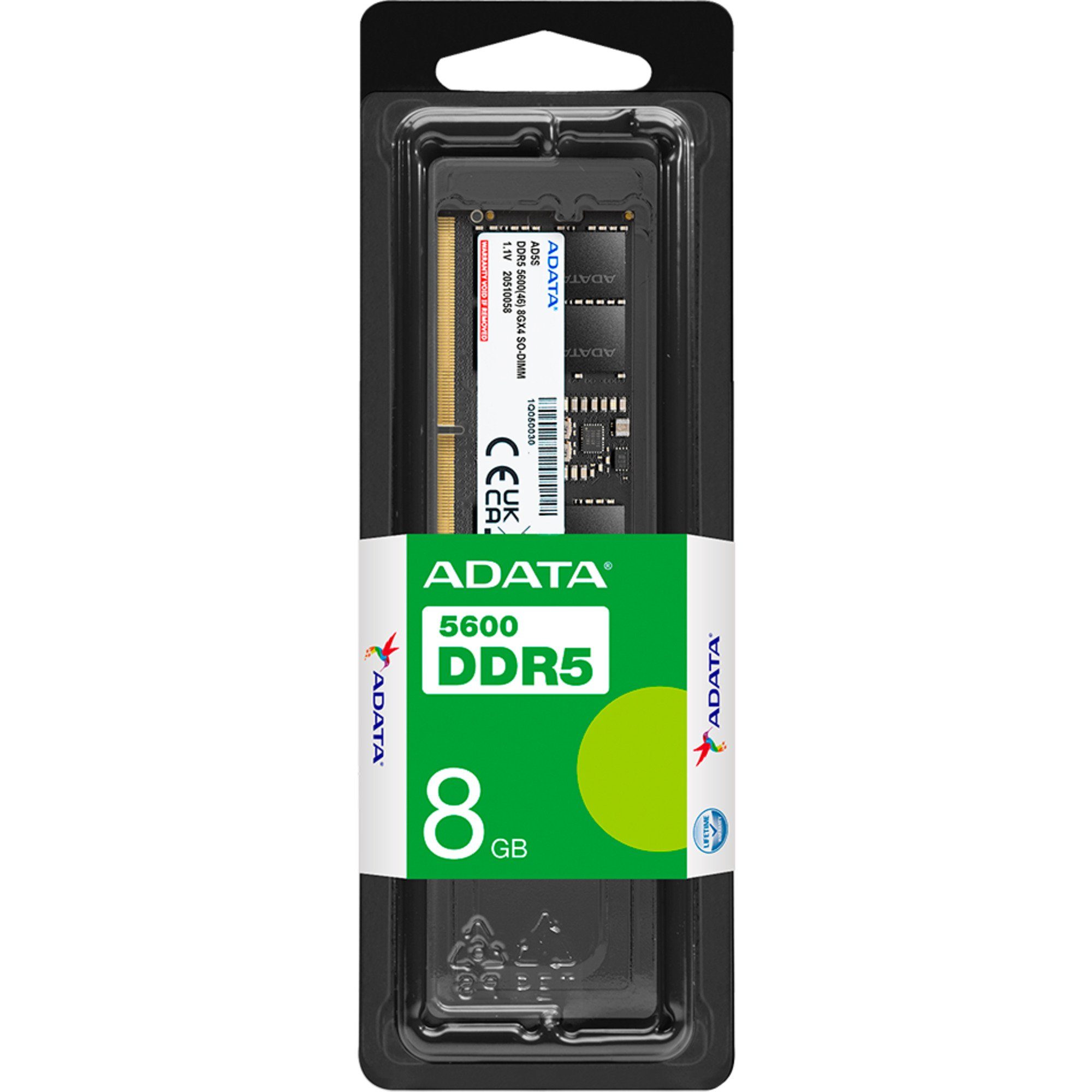 ADATA ADATA DIMM 8 GB DDR5-5600, Arbeitsspeicher Arbeitsspeicher