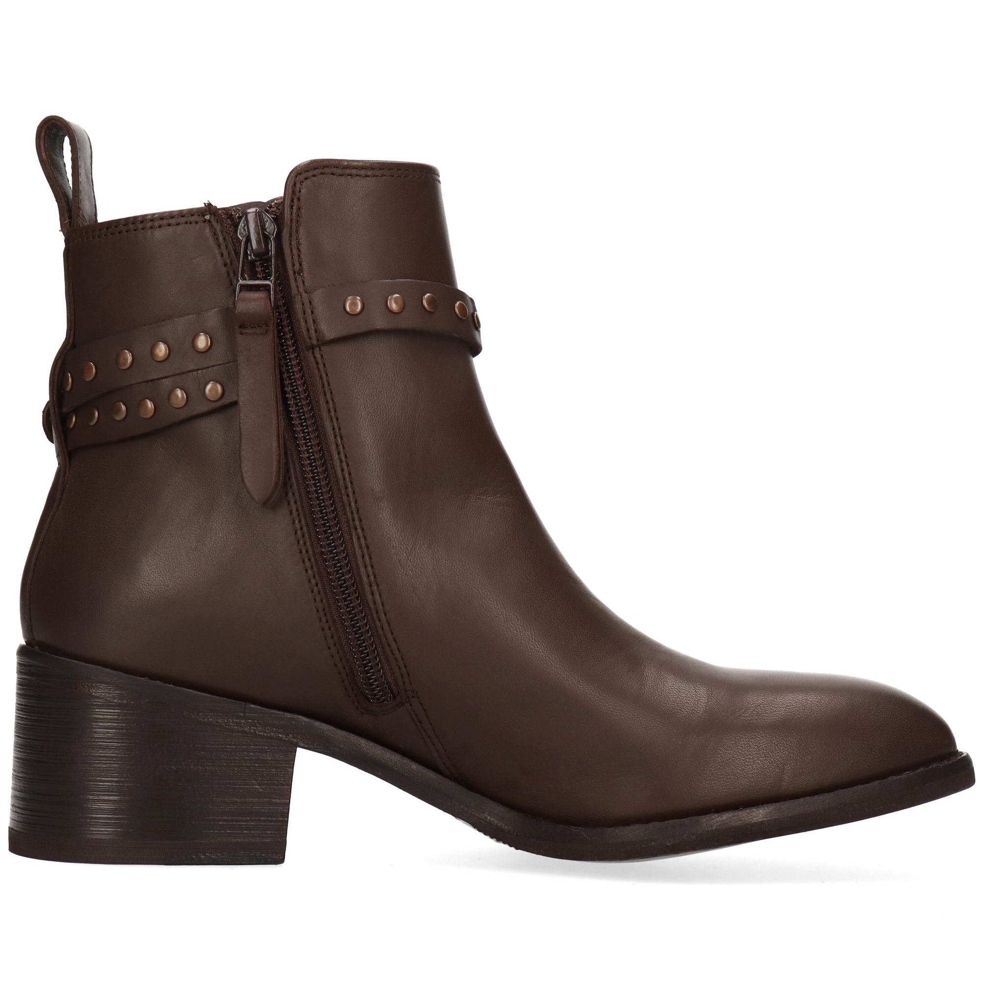 Melvin & Hamilton Charlize 5 Leder-Jodhpur Boots für Damen Stiefelette Block-Absatz, Echtes Leder
