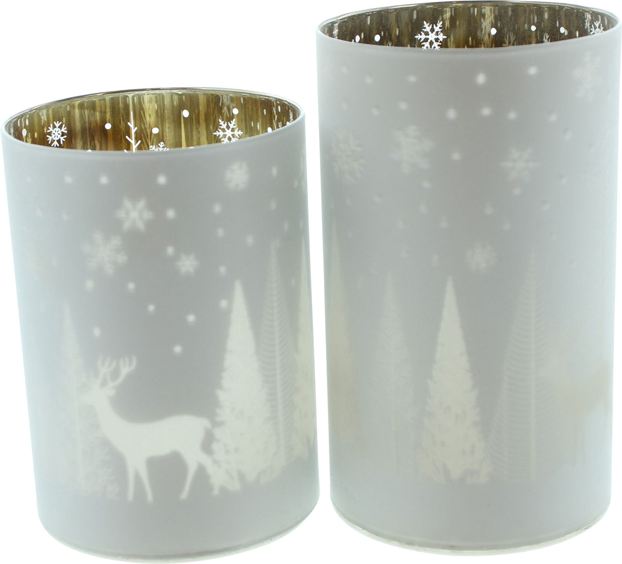 Kerzenhalter Windlicht 2er-Set