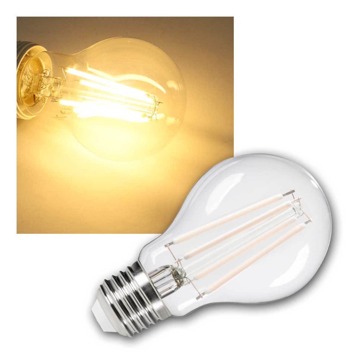 Kanlux LED Dekolicht E27 Birne XLED A60 Filament-W 8,5W warmweiß 1055lm, warmweiß