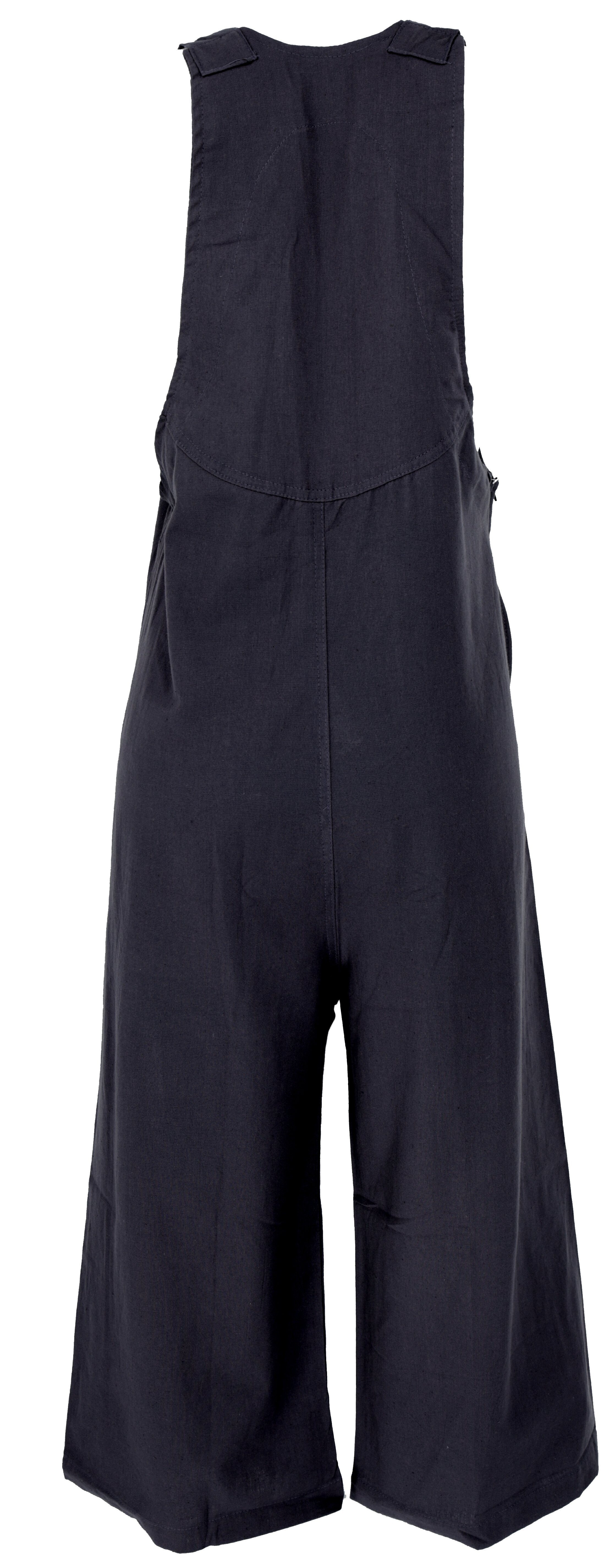 Guru-Shop Relaxhose Luftige Latzhose, Ethno Style Boho oversize.. alternative Bekleidung