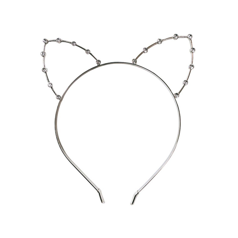 GelldG Stirnband Katzenohren Haarreifen Haarband Ohren Stirnband
