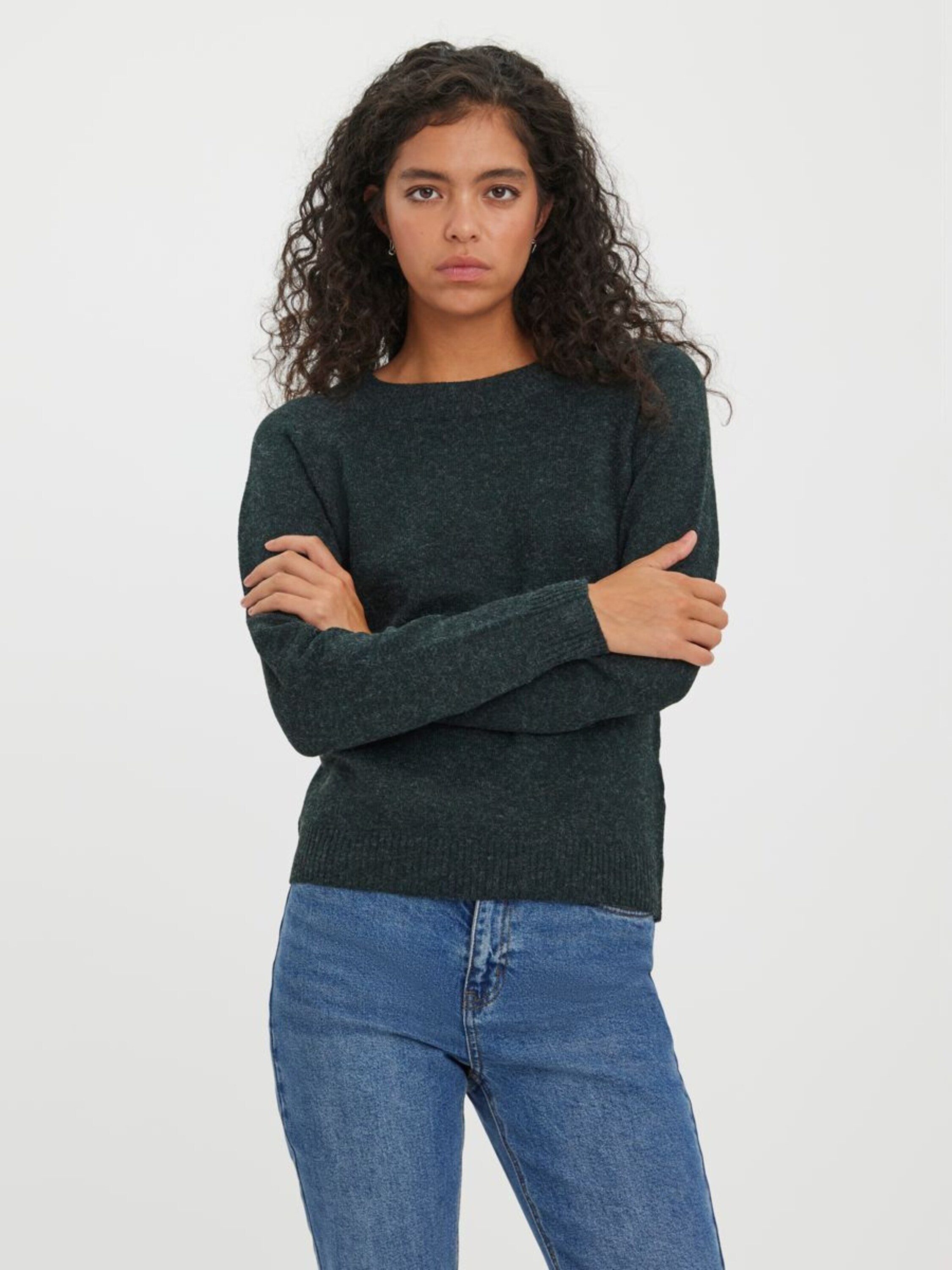 Vero Moda Rundhalspullover Doffy (1-tlg) Plain/ohne günstig online kaufen
