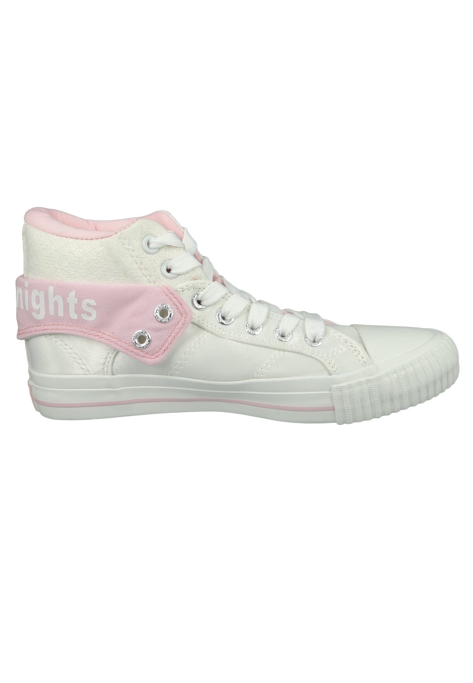 B43-3709-02 Pink Roco Flower Knights British White Sneaker