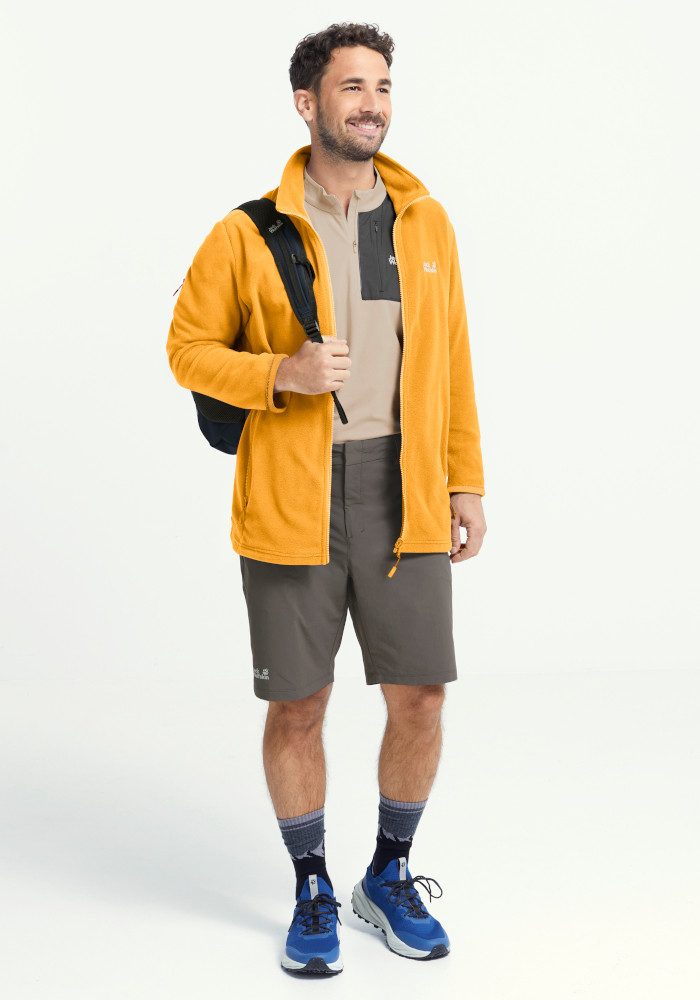 Jack Wolfskin Fleecejacke TAUNUS 100 FZ M Fleecejacke, 3-in-1 System kompatibel, Verbindungsschlaufen