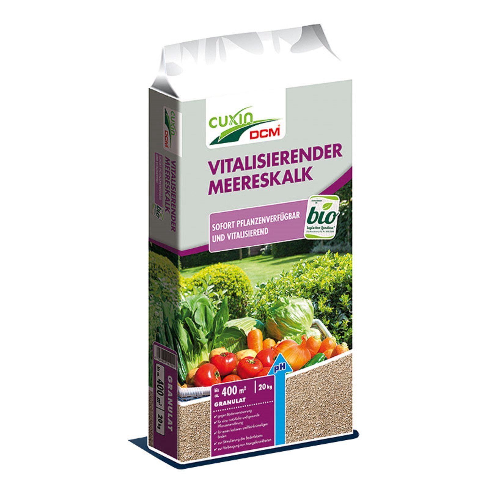 Bodenverbesserer Cuxin DCM Vitalisierender Meereskalk 20 kg Granulat