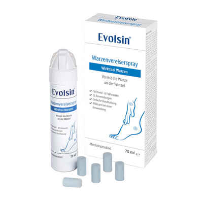 Evolsin Warzen-Vereisungsspray Evolsin® Warzenvereiser Spray bei gewöhnlichen Warzen & Dornwarzen, gegen Warzen & Dornwarzen