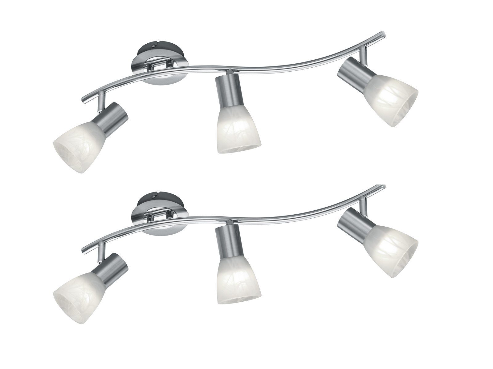 TRIO Leuchten LED Deckenstrahler, LED wechselbar, Warmweiß, Decken-lampe Designklassiker über-n Esstisch & Kücheninsel Breite 55cm