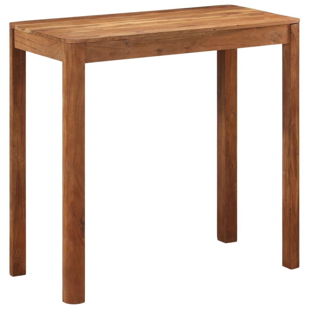 vidaXL Esstisch Bartisch Massivholz Honigfarbenes Finish günstig online kaufen
