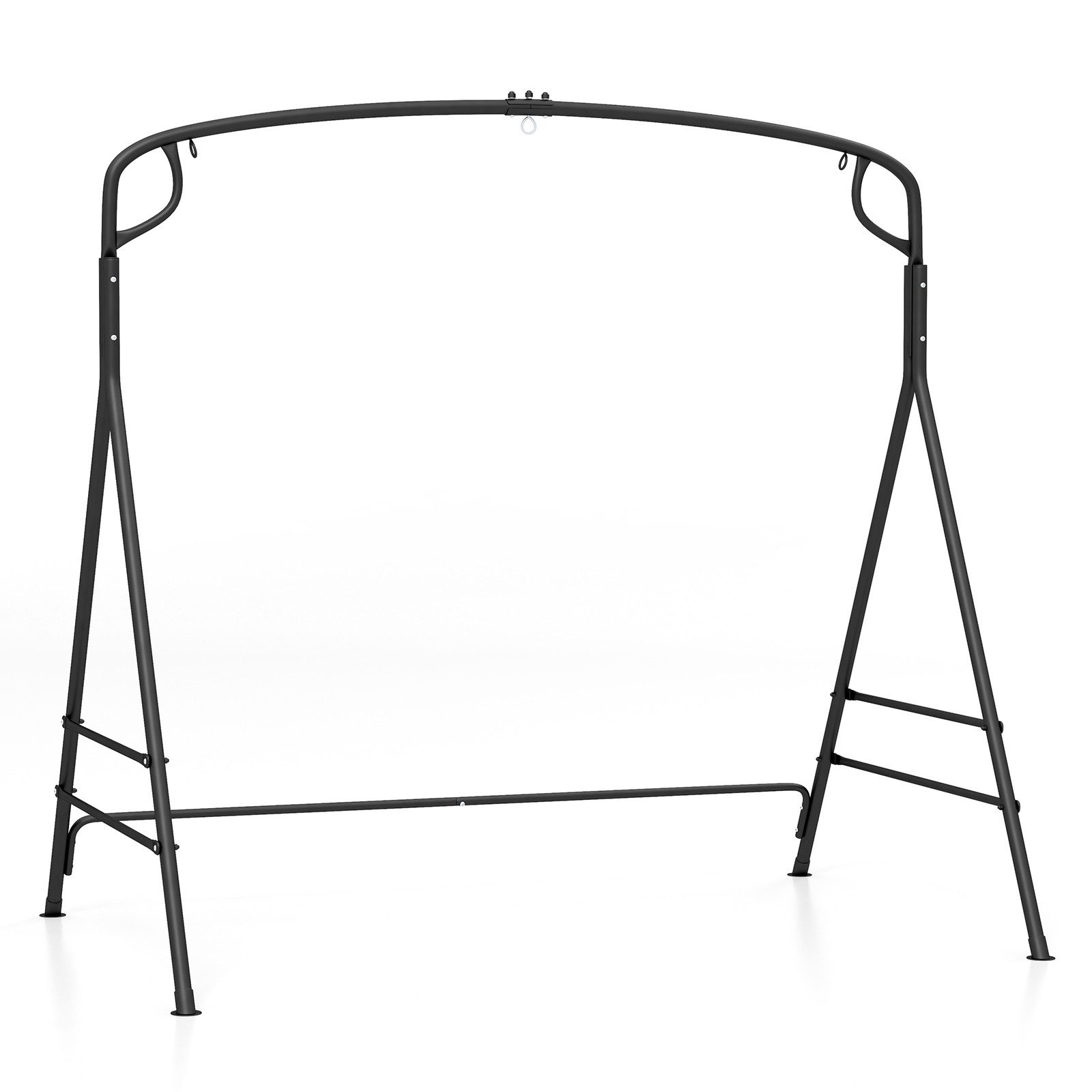 COSTWAY Schaukelgestell, Schaukelgerüst aus Metall, bis 150kg