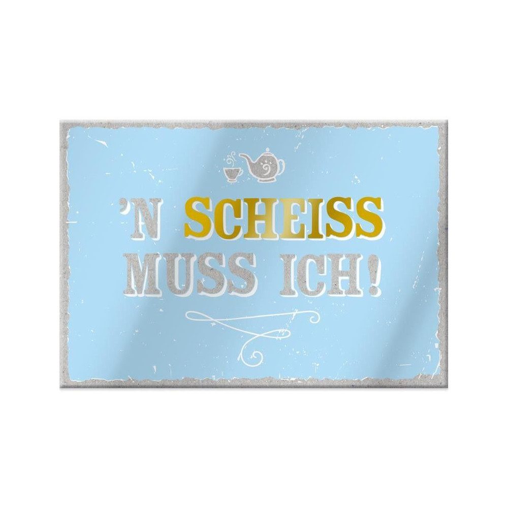 Sheepworld Dekofigur Magnet - mit Umschlag - Scheiss - ca. 8,2 x 6 cm günstig online kaufen