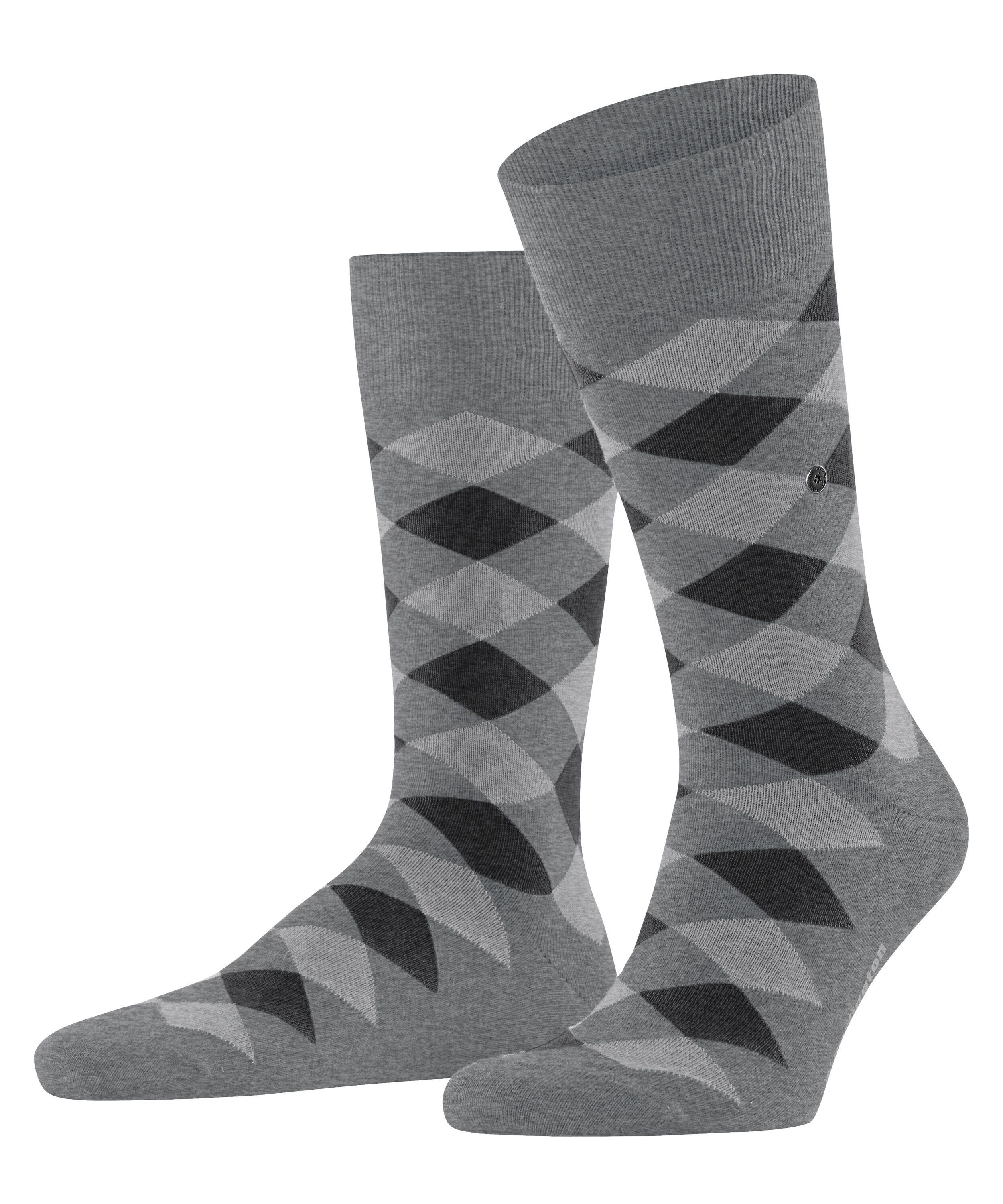 Burlington Socken Danny (1-Paar) mit neu interpretiertem Argyle-Muster