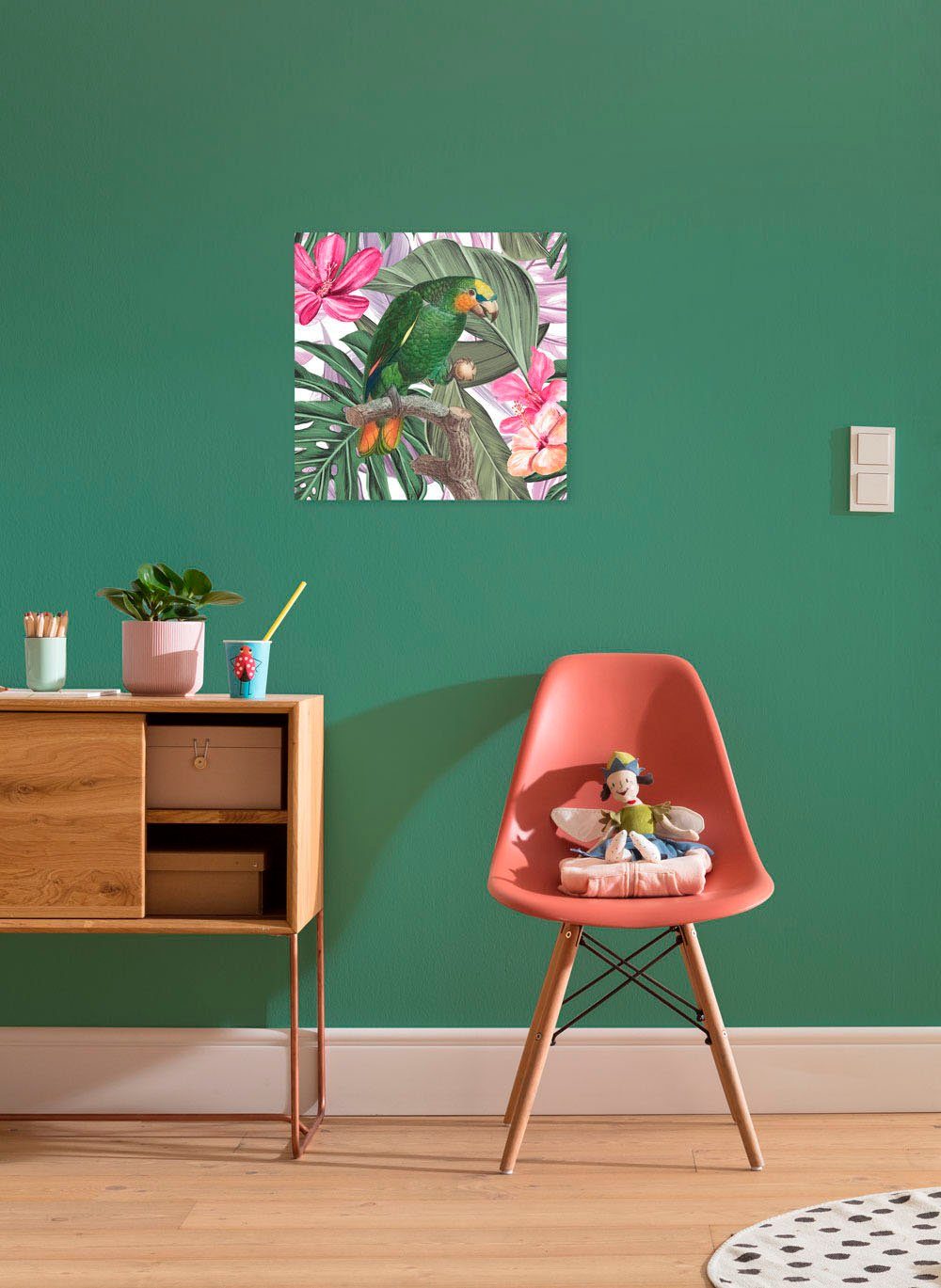 Komar Leinwandbild Hibiscus Flirt - Größe günstig online kaufen