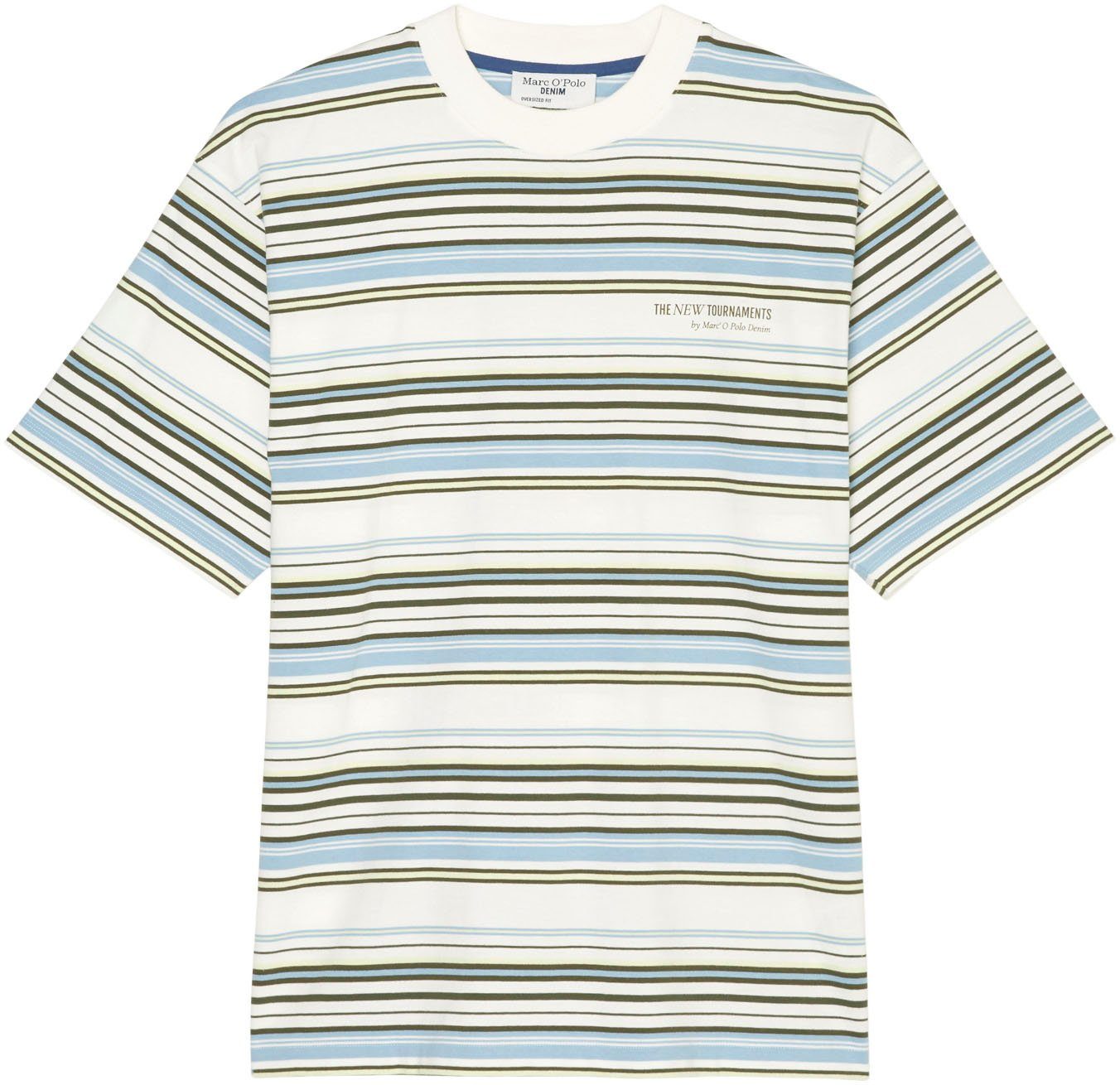 Marc O'Polo DENIM T-Shirt Streifenmuster im besonderen
