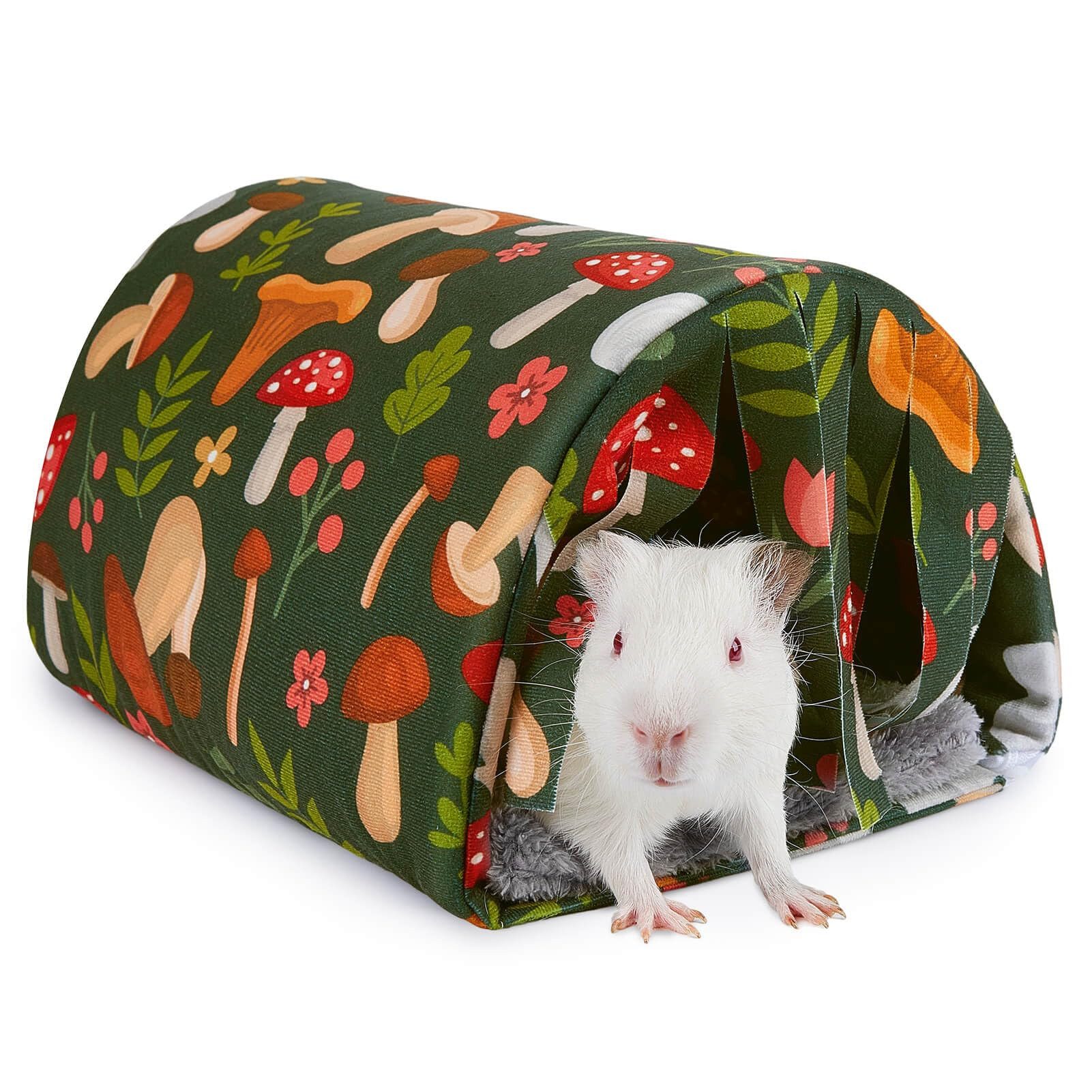 Ledander Tierhaus Meerschweinchenbett, Meerschweinchenversteck, Kleintierhaus, Käfigzubehör für Zwergkaninchen, Chinchillas, Hamster, Igel, Frettchen