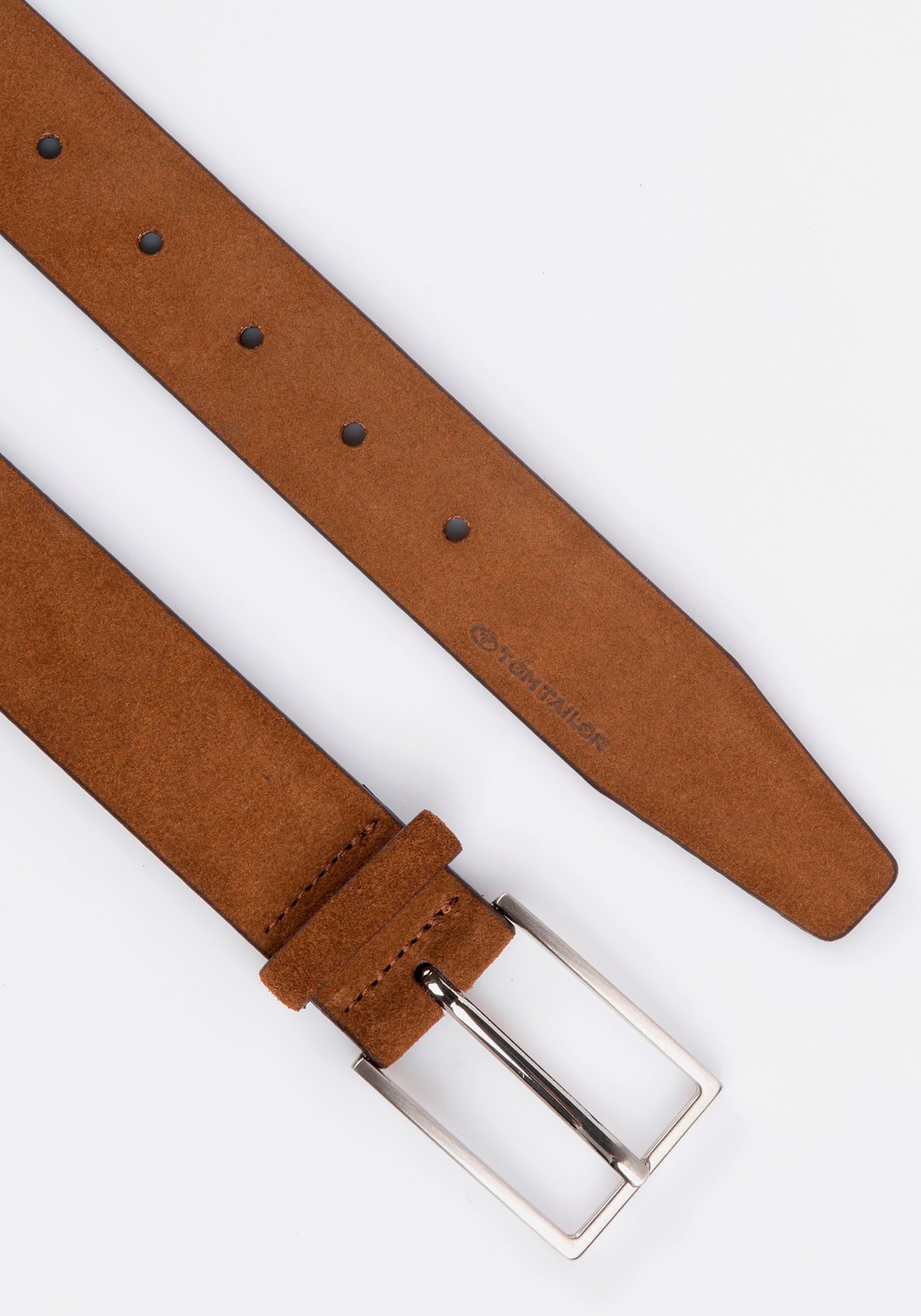 TOM TAILOR Synthetikgürtel Veloursledergürtel, Freizeit- und Anzugsgürtel, bis Gr. 120