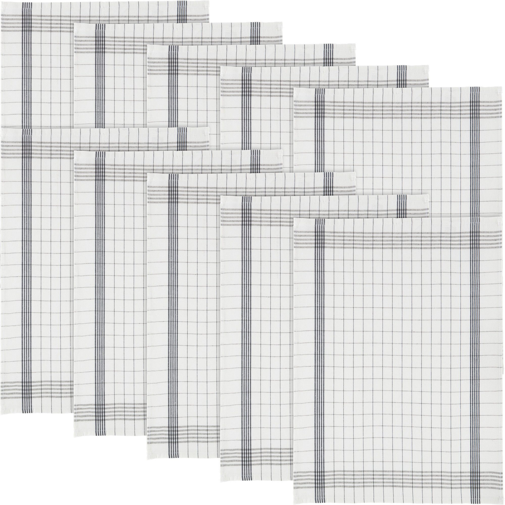 REDBEST Geschirrtuch Geschirrtuch 10er-Pack, Halbleinen Karo günstig online kaufen