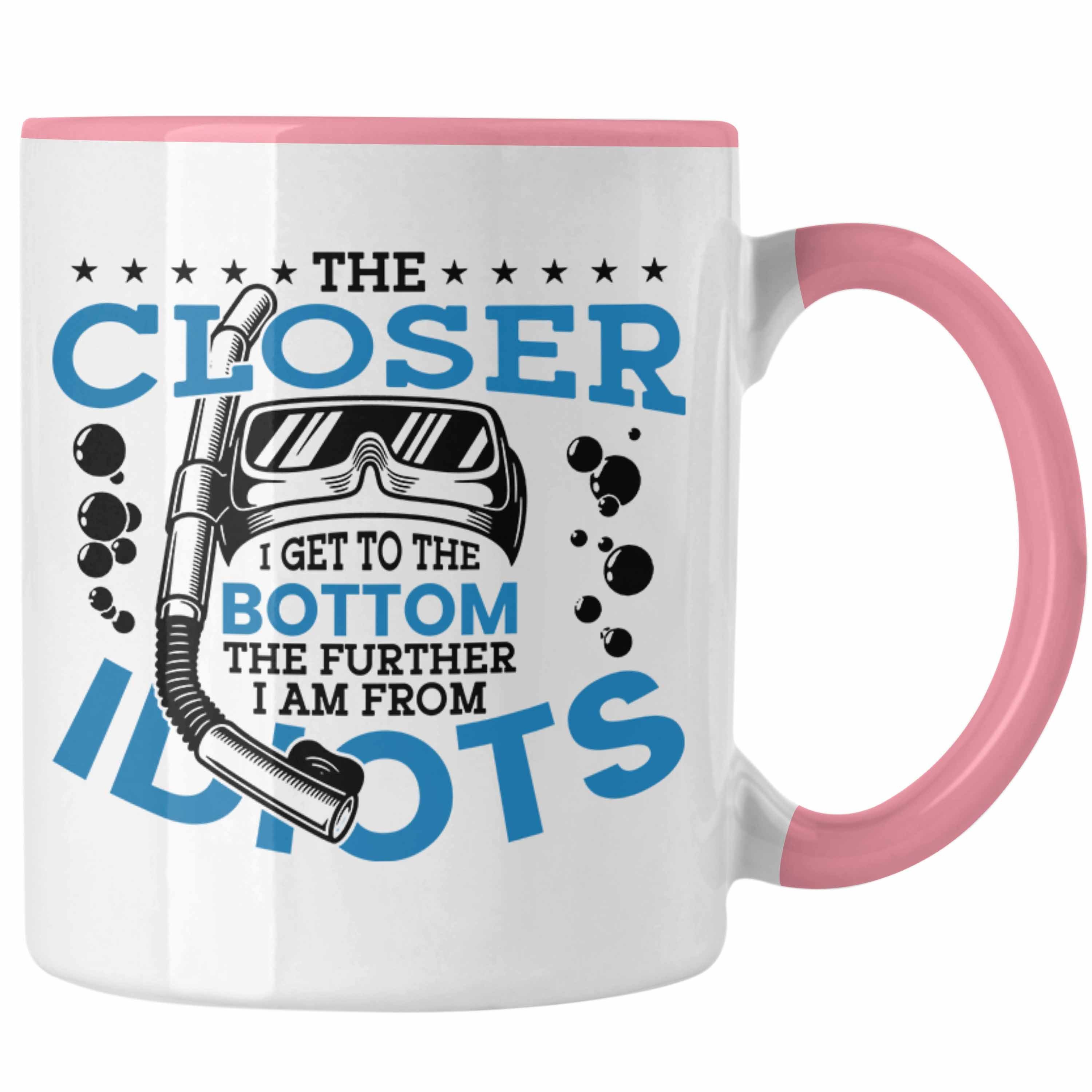 Trendation 3D Eule Tasse – Lustiger Kaffeebecher Mit Rundum-Druck, Spülmaschinenfest, Geschenk Für Eulen-Fans (schwarz)
