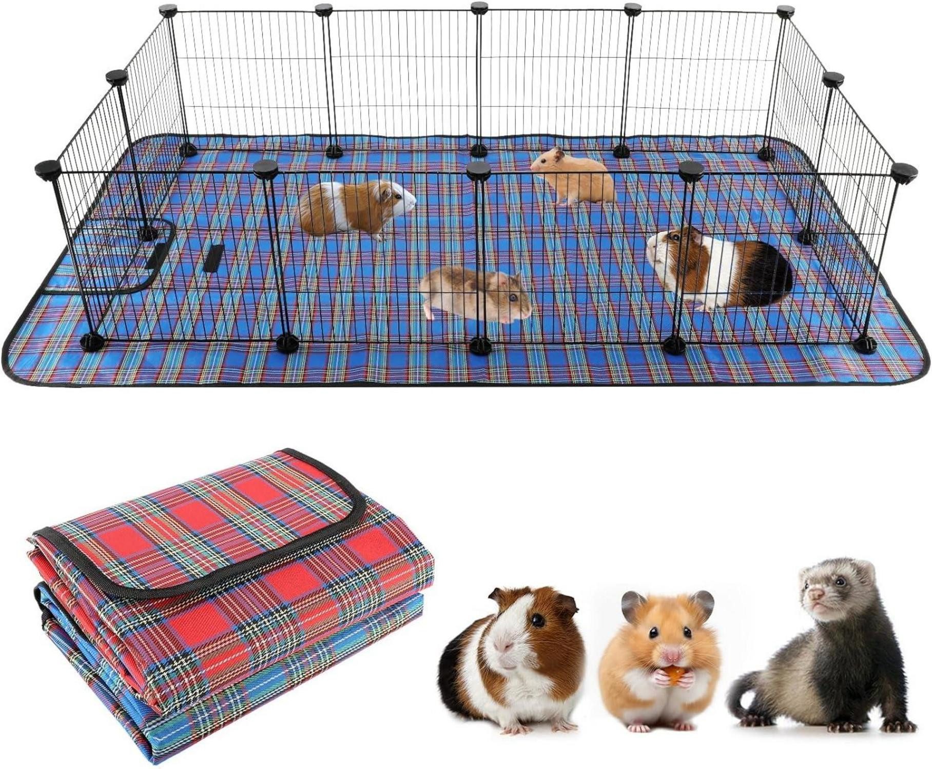Kleintierkäfig Meerschweinchenkäfig mit Pads, C&C Käfigauskleidung, 0,74