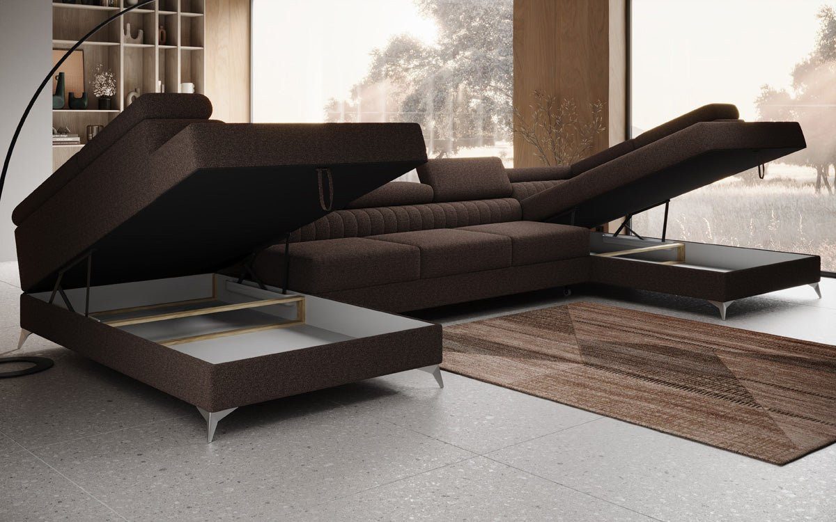 Luxusbetten24 Schlafsofa Designer Sofa Aurea U günstig online kaufen