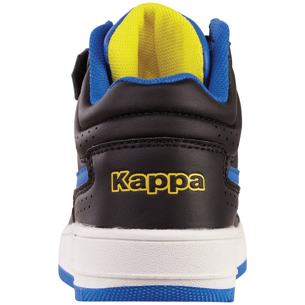 Kappa Sneaker - mit Elastikschnürung black-blue Klettverschluss &