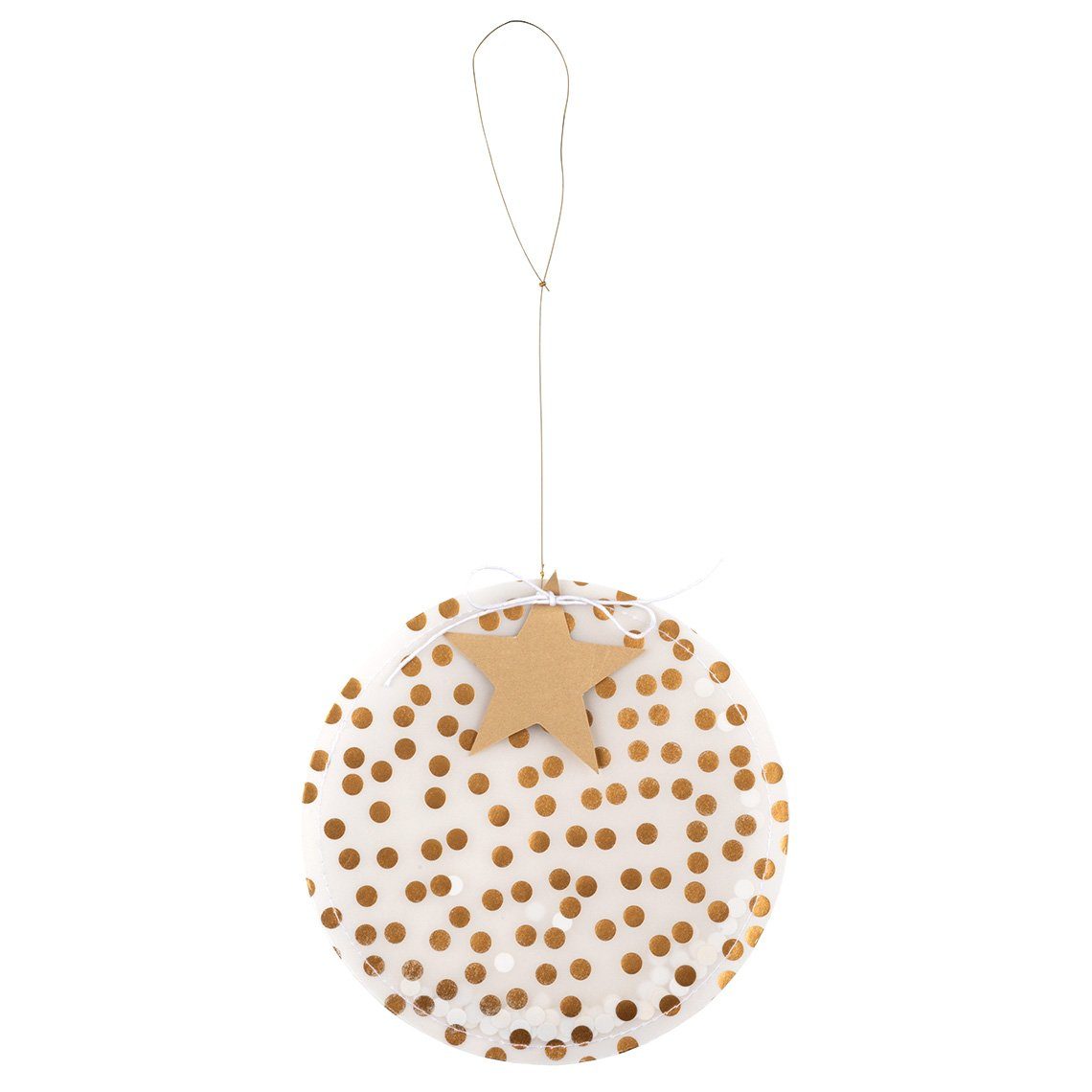 Räder Design Christbaumschmuck 2er Set Kreisornament Christbaumschmuck Konfetti
