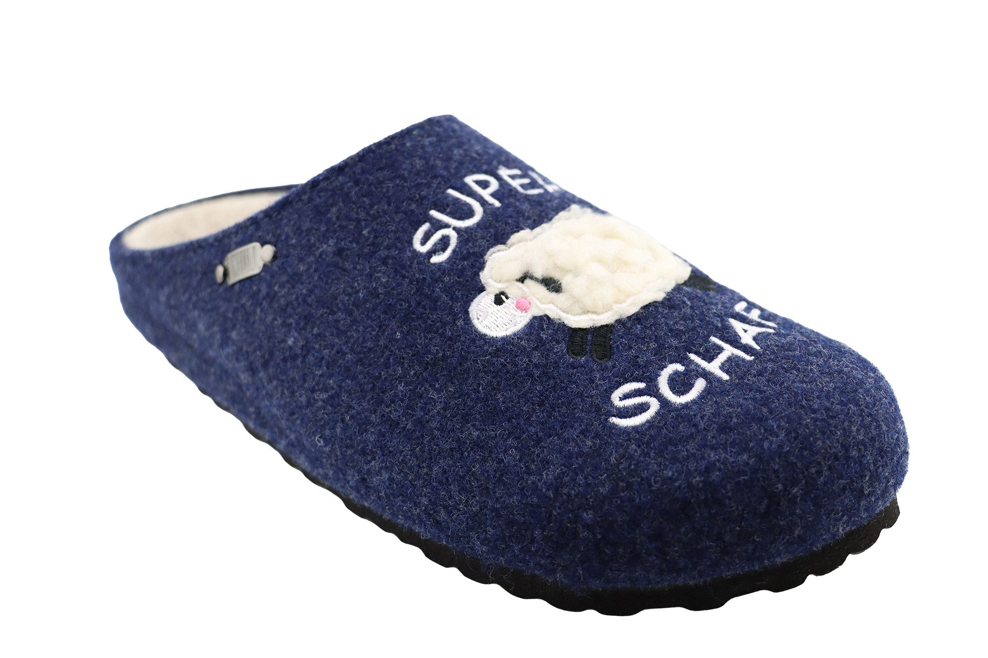 SUPERSOFT Tiefußbett Filz Hausschuh