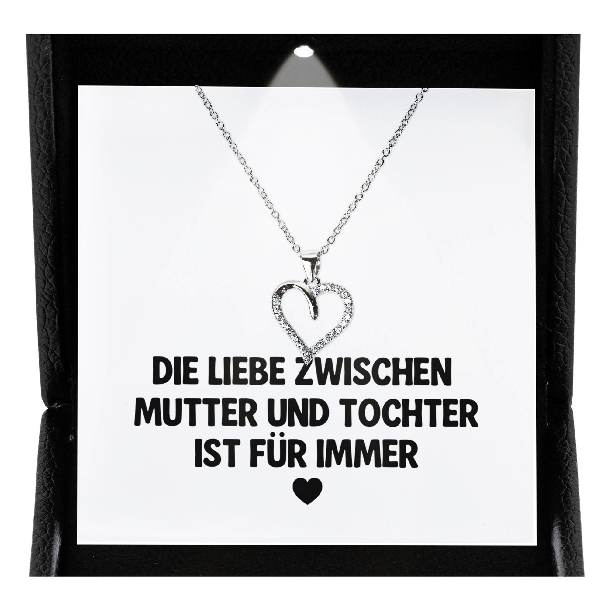 Schmuckset Liebe Mama Geschenk von Tochter Frauen Halskette Muttertag Damen Schmu