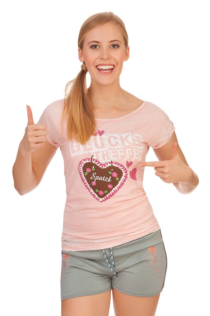 Trachtenshirt Trachtenshirt Damen - ROMY - rosa