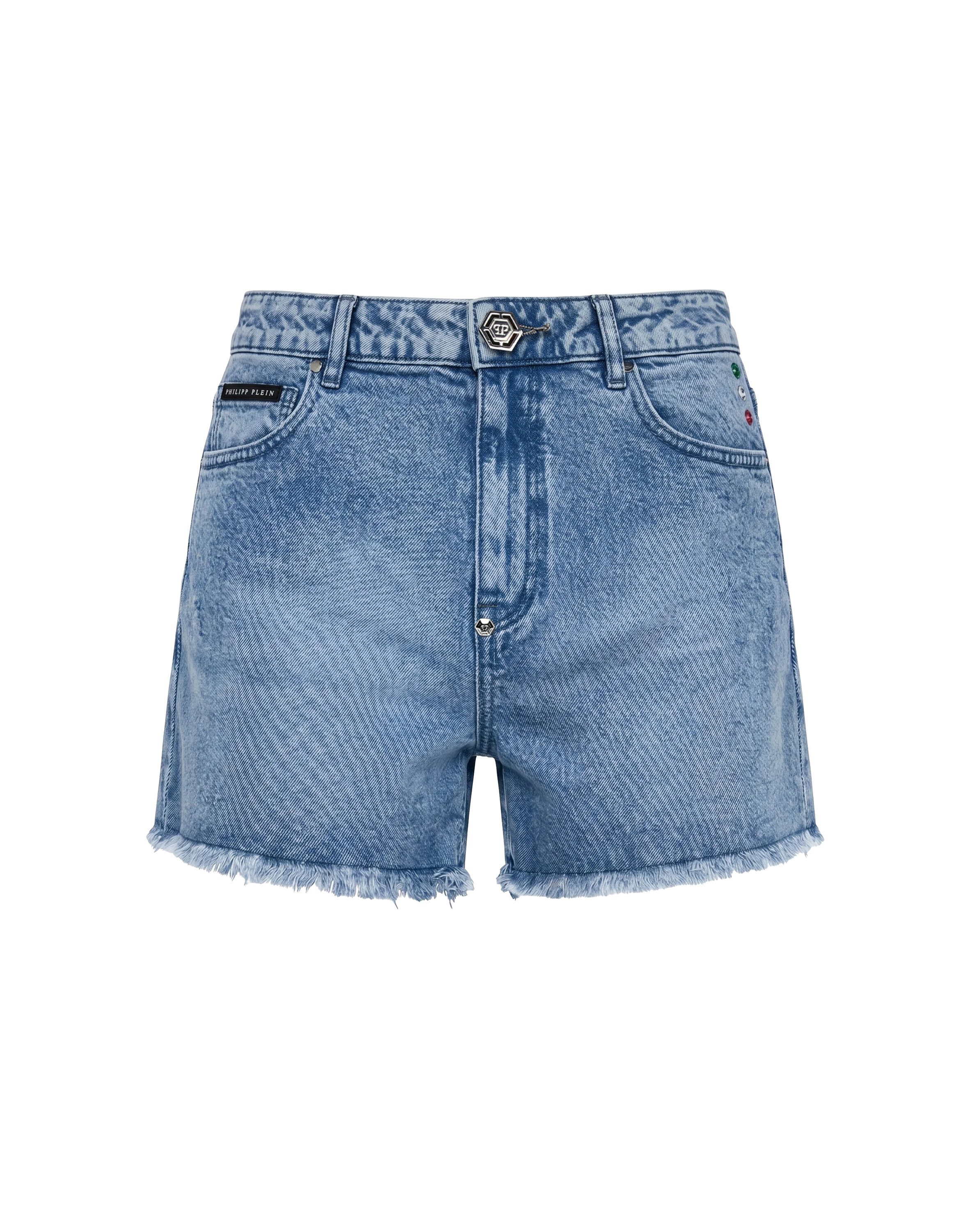 PHILIPP PLEIN Jeanshotpants Basic