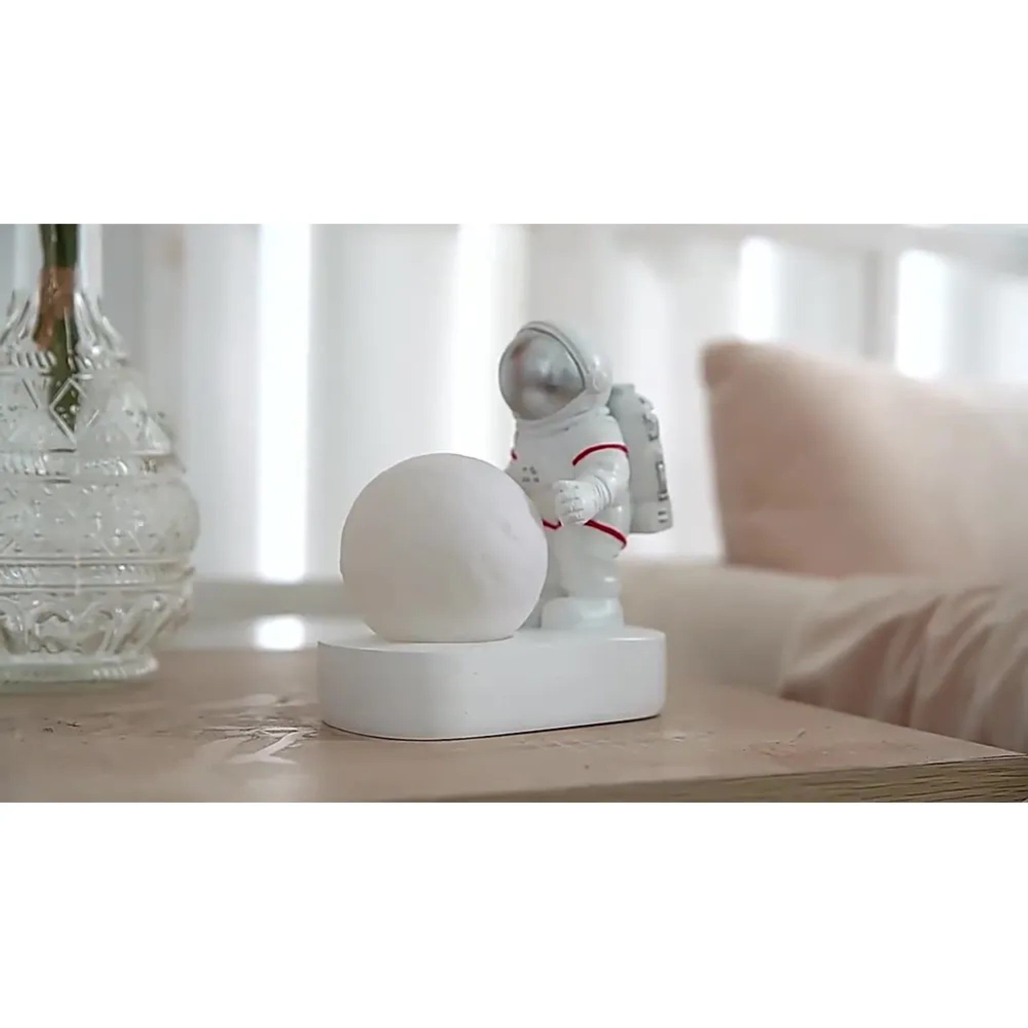 COFI 1453 Nachttischlampe Astronauten-Nachtlampe mit Mondmotiv günstig online kaufen