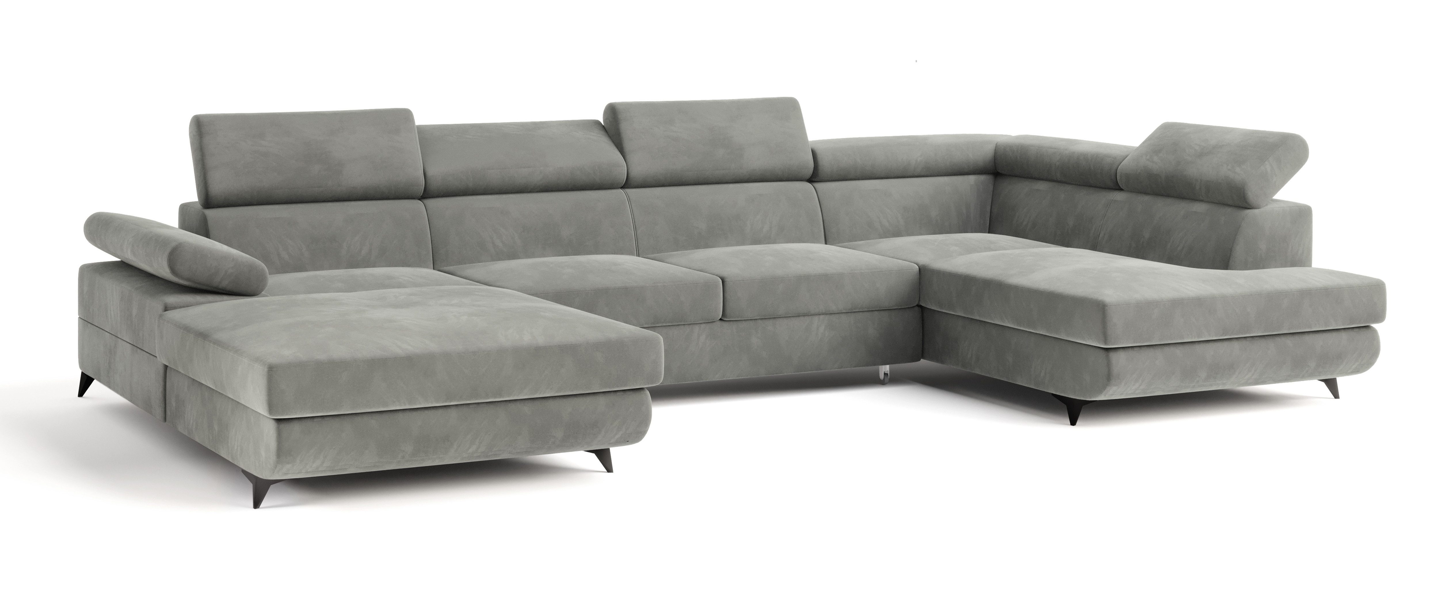 Masseno Ecksofa RUBANO mit Schlaffunktion U-Form, günstig online kaufen