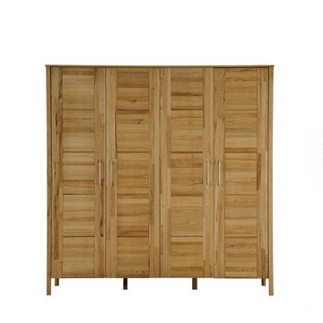 Pharao24 Kleiderschrank Sienna aus Massivholz