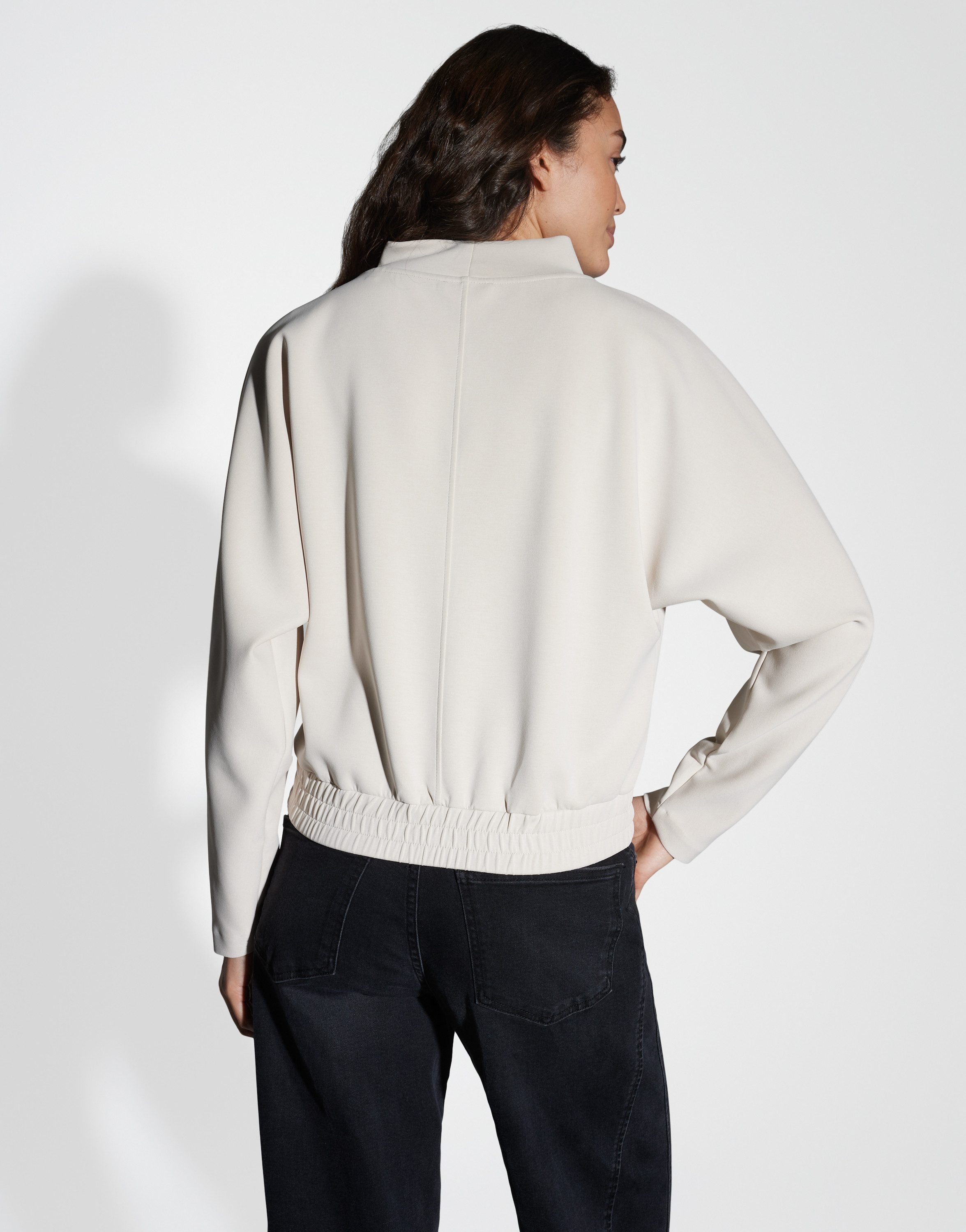 OPUS Sweatshirt GULITTA Loose mit samtiger Oberfläche günstig online kaufen