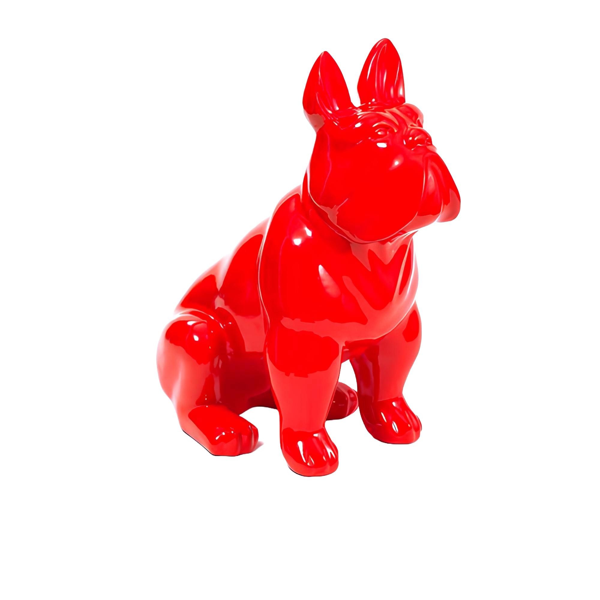 Xlmoebel Skulptur Abstrakte Hundfigur aus hochwertigem Material für Garten-Dekoration (Skulptur A627A-79cm), Hergestellt in Europa