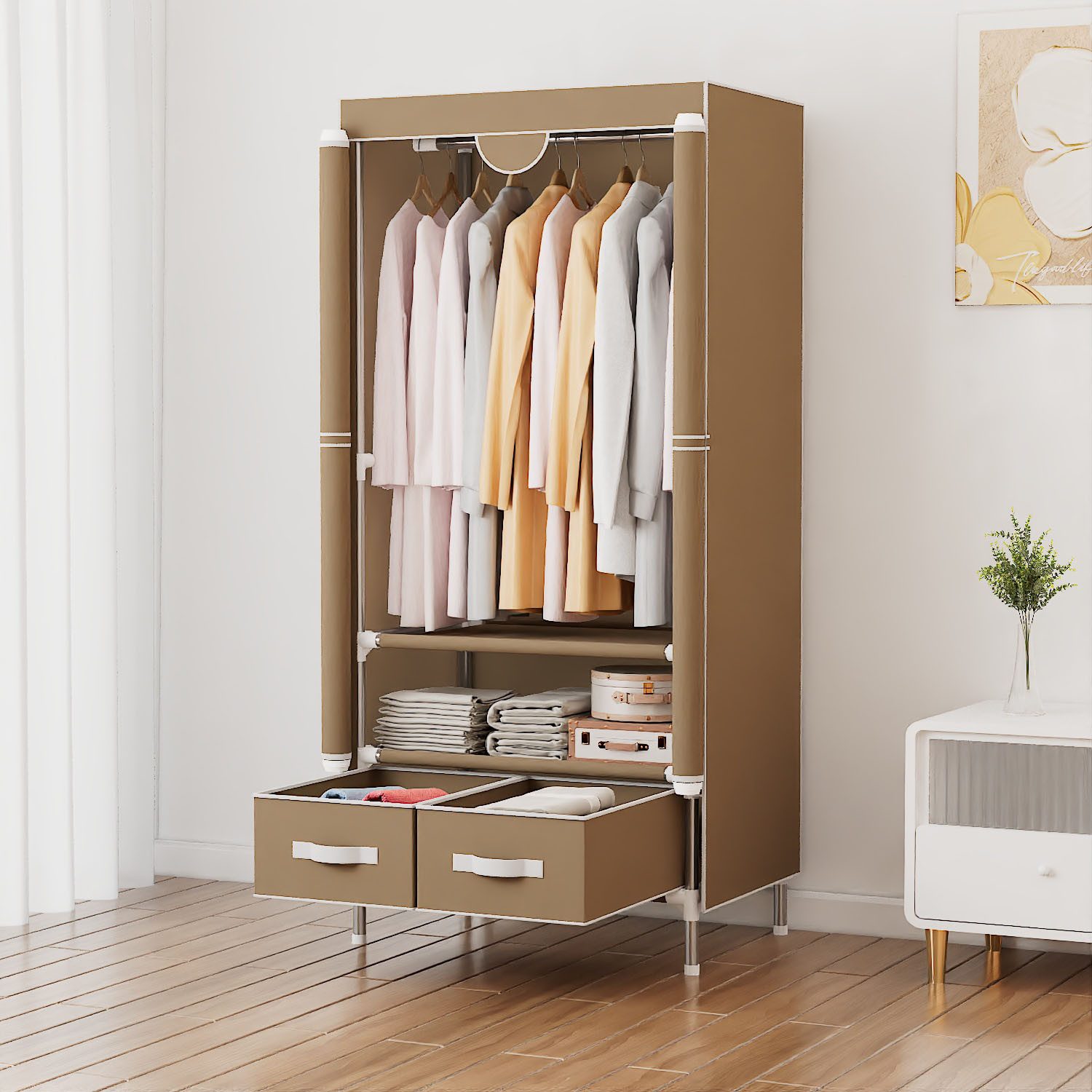 INOSIGN Kleiderschrank Stockholm Stoffkleiderschrank Bestseller in günstig online kaufen