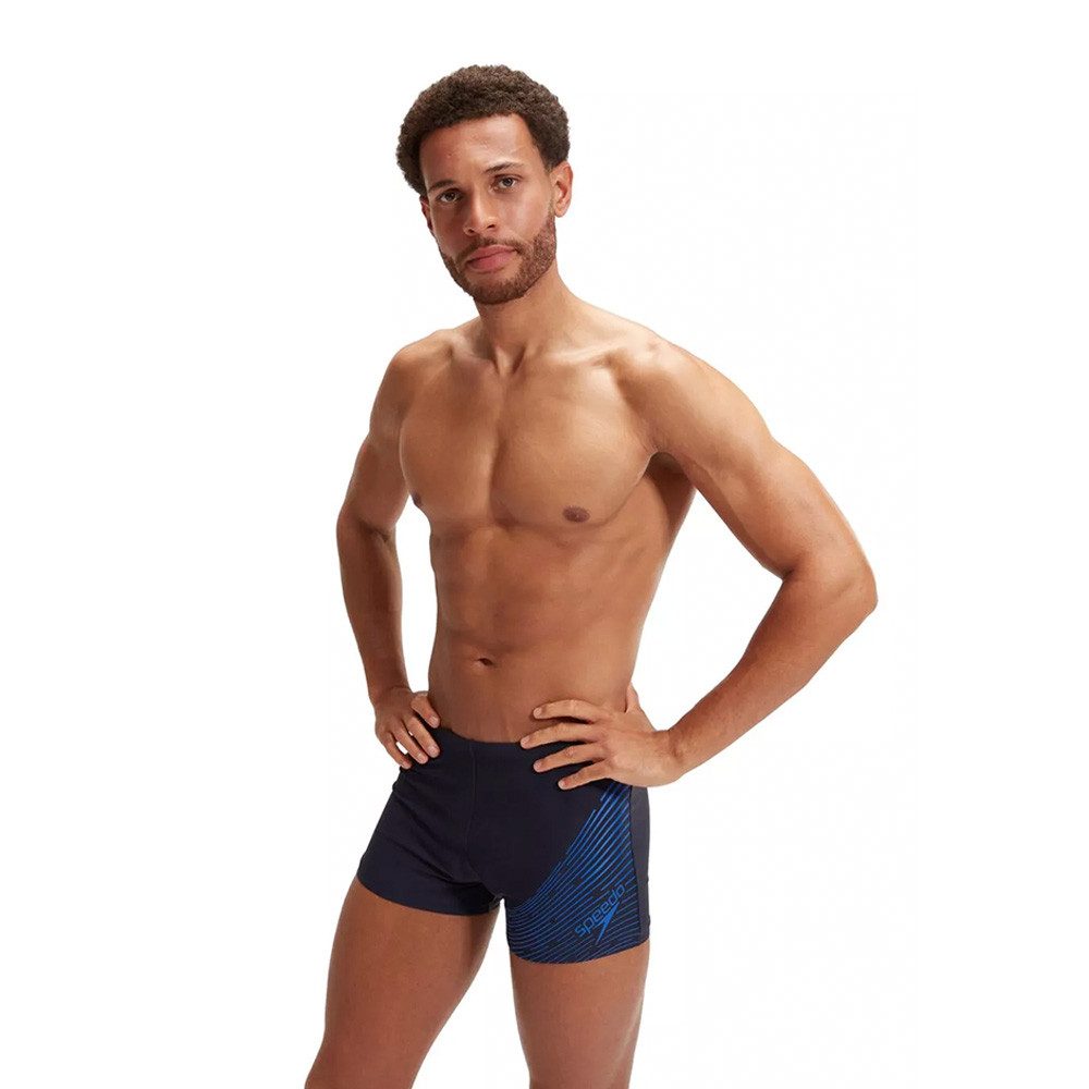 Speedo Badehose Speedo Medley Logo 8-1135416902 Herren Badehose Schwarz/Blau