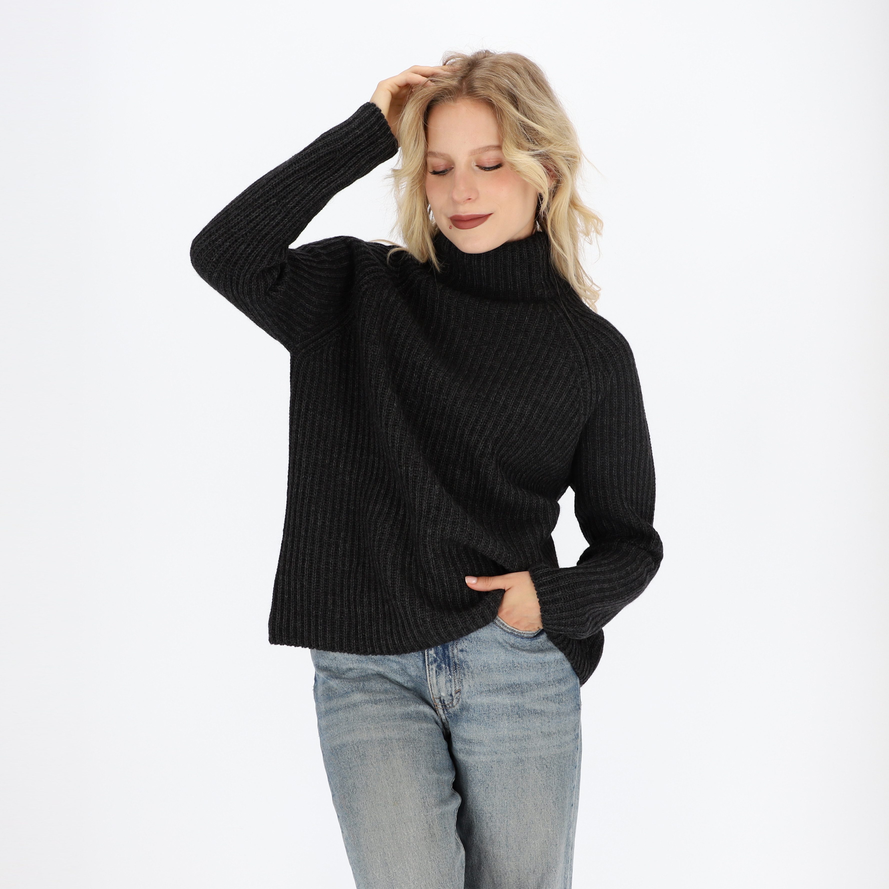 halsüberkopf Accessoires Strickpullover Stehkragen aus hochwertigem günstig online kaufen