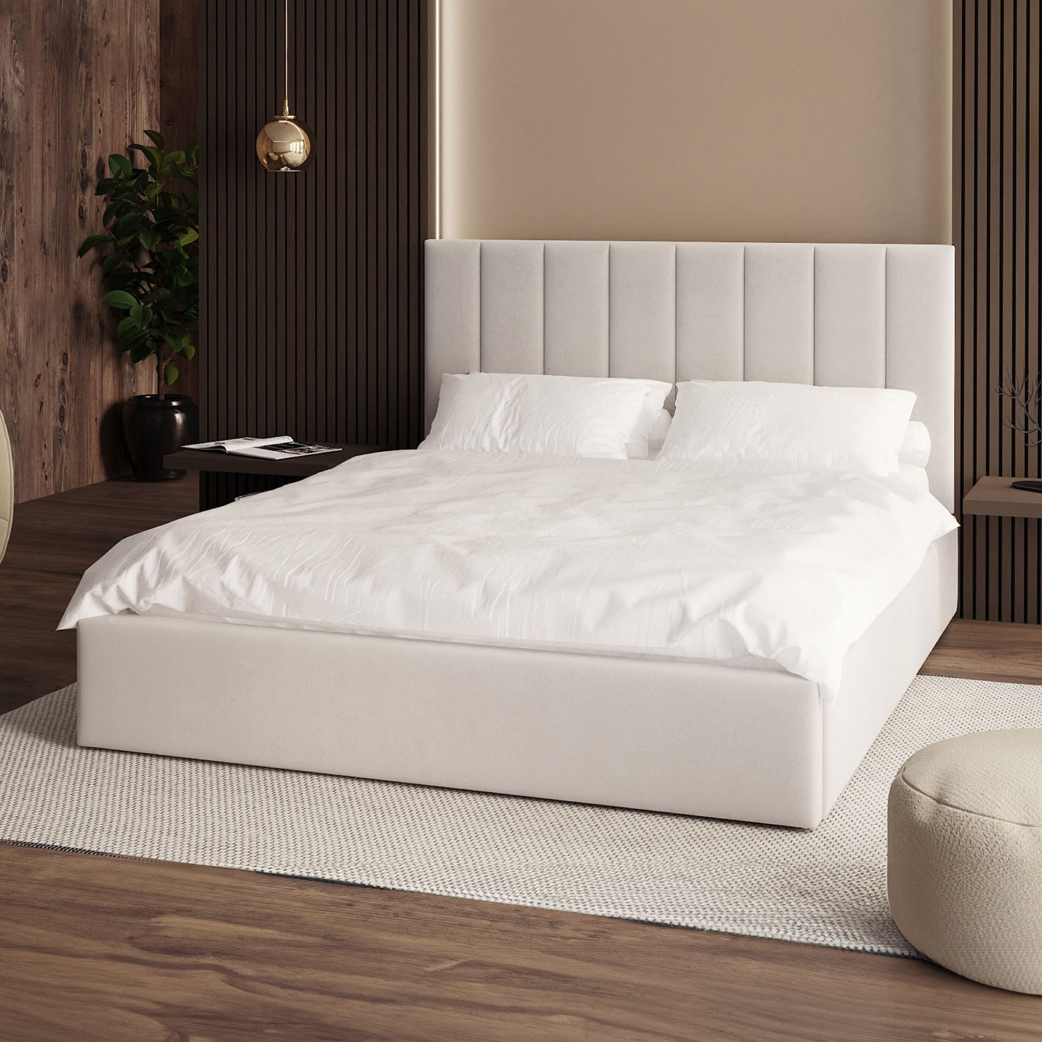 FDM Polsterbett KAJA modern mit Bettkasten günstig online kaufen