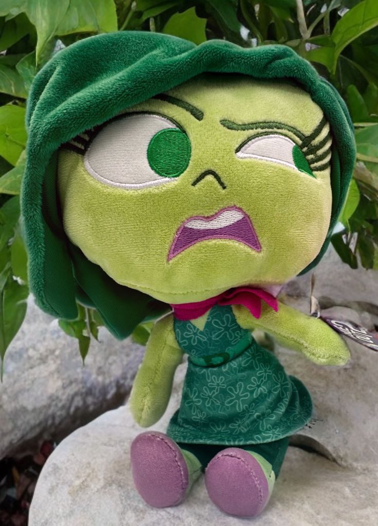 Disney Kuscheltier Alles steht kopf 2 Figuren Plüsch Kuscheltier Spielzeug Spiel Ekel (1-St), Alles steht Kopf Inside Out 1 Stück Kuscheltier