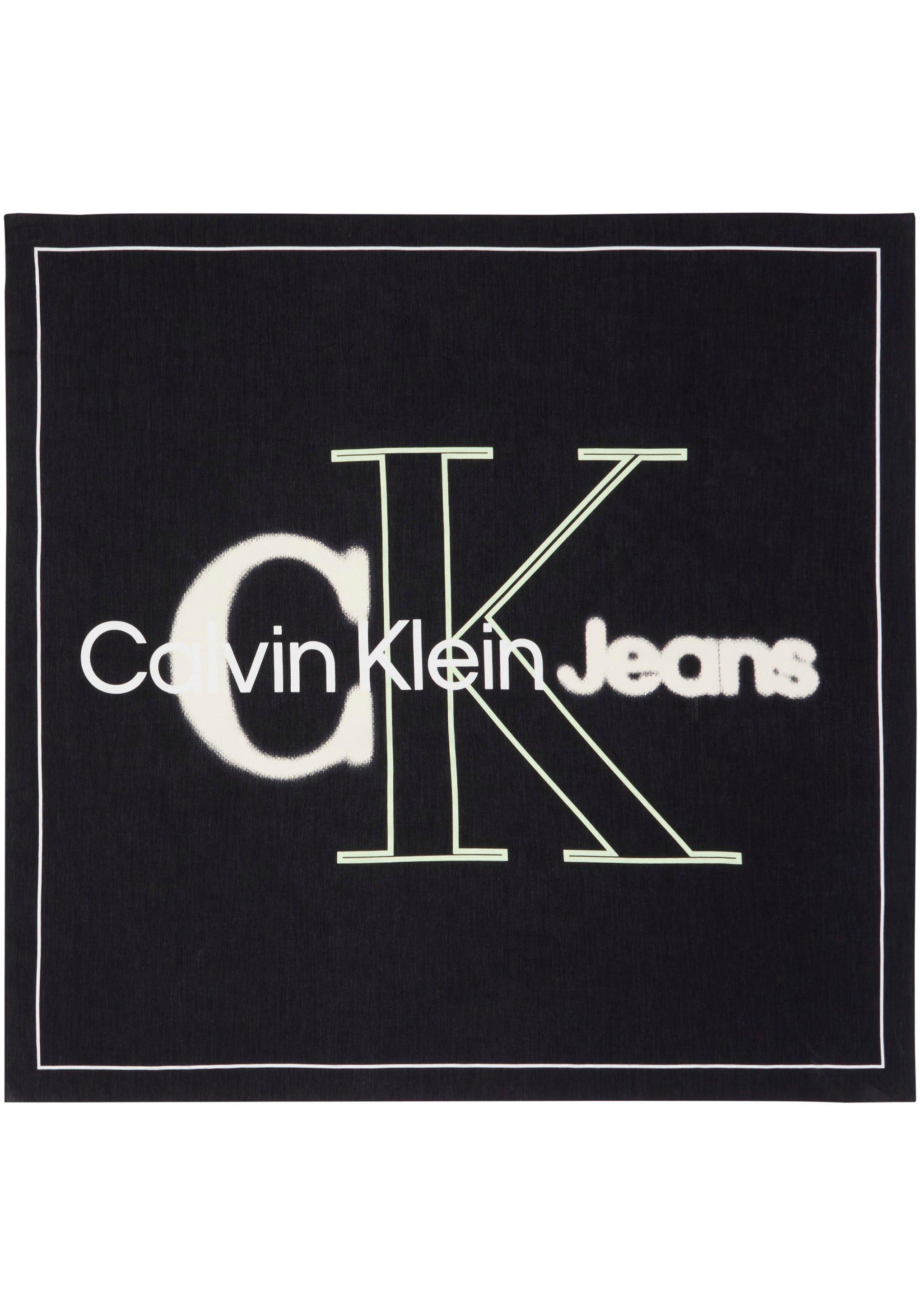 SCARF OUT Modeschal CUT Jeans Black Klein Calvin MONOLO