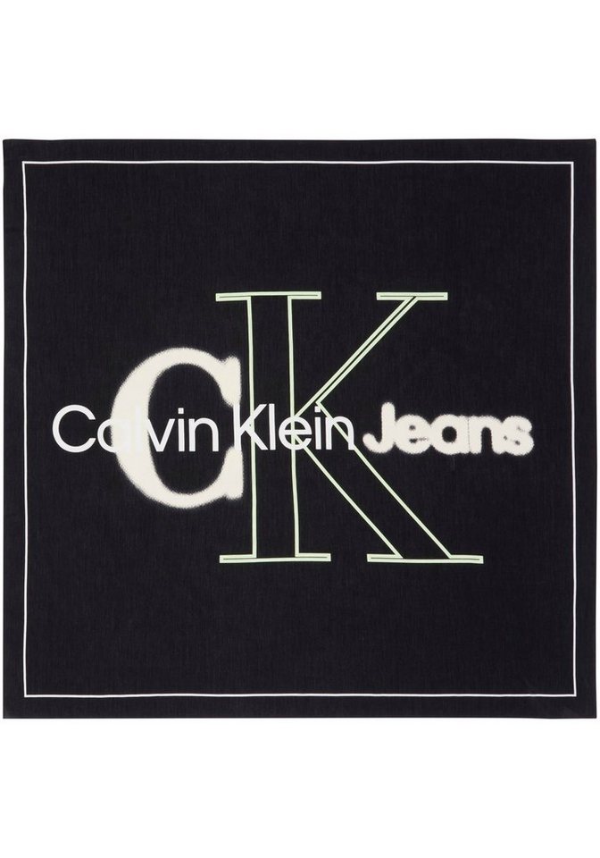 Calvin Klein Jeans Modeschal CUT OUT MONOLO SCARF