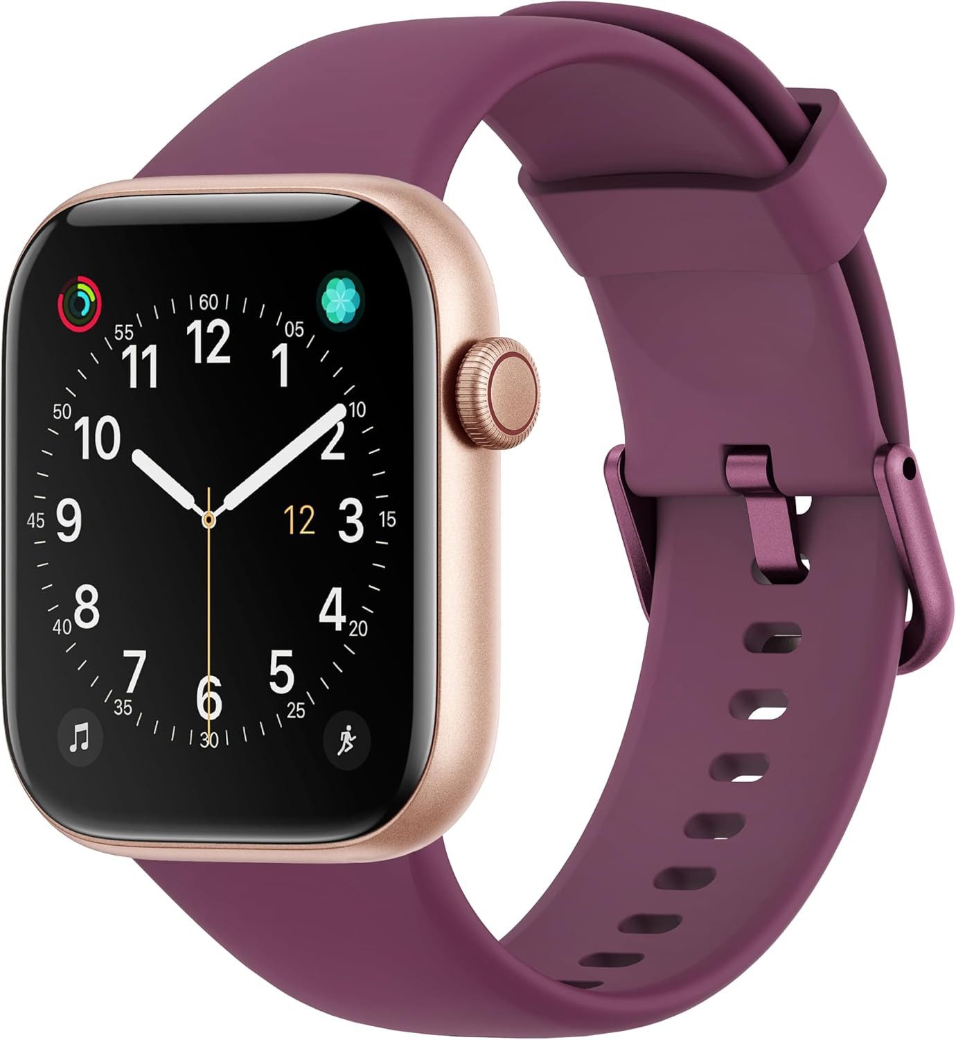 Acclafit Damen & Herren Smarte Fitnesslösung mit Telefonfunktion und Vitaldaten Smartwatch (4,6 cm/1.85 Zoll, Android/iOS), Intelligentes Multisportgerät inklusive Anrufen Schlafanalyse IP68